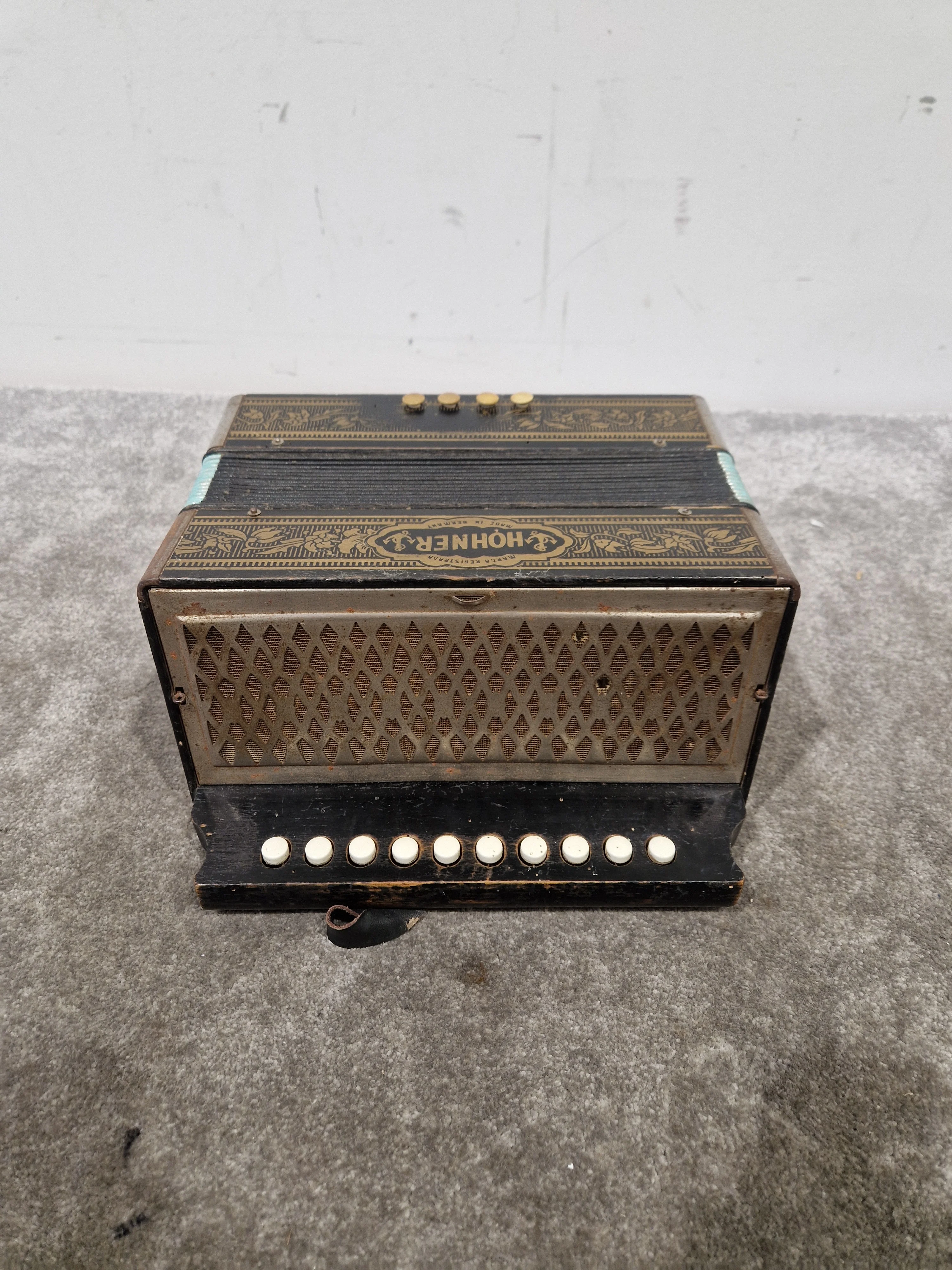 Hohner Marca Registrada Accordion - Classic Diatonic Design - Good - Image 3