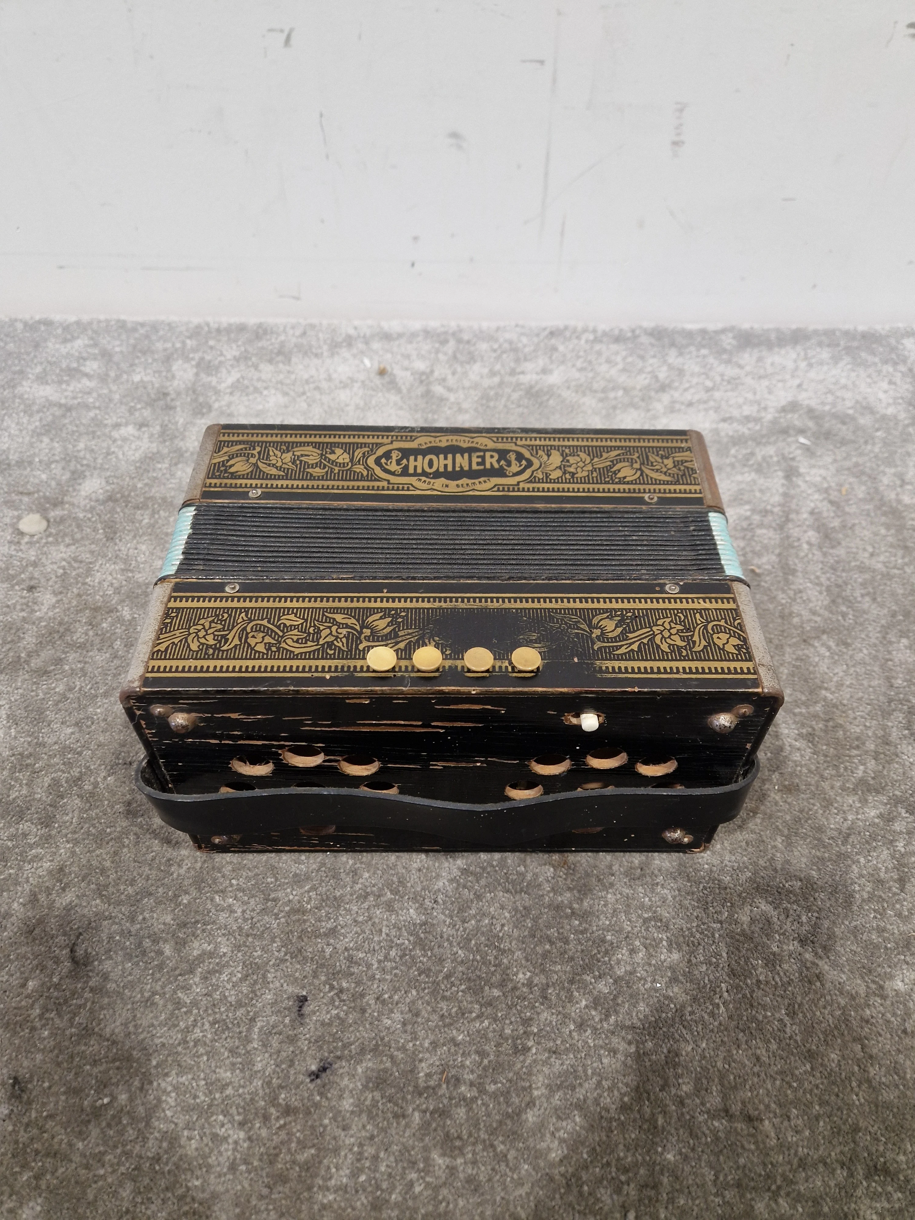 Hohner Marca Registrada Accordion - Classic Diatonic Design - Good - Image 4