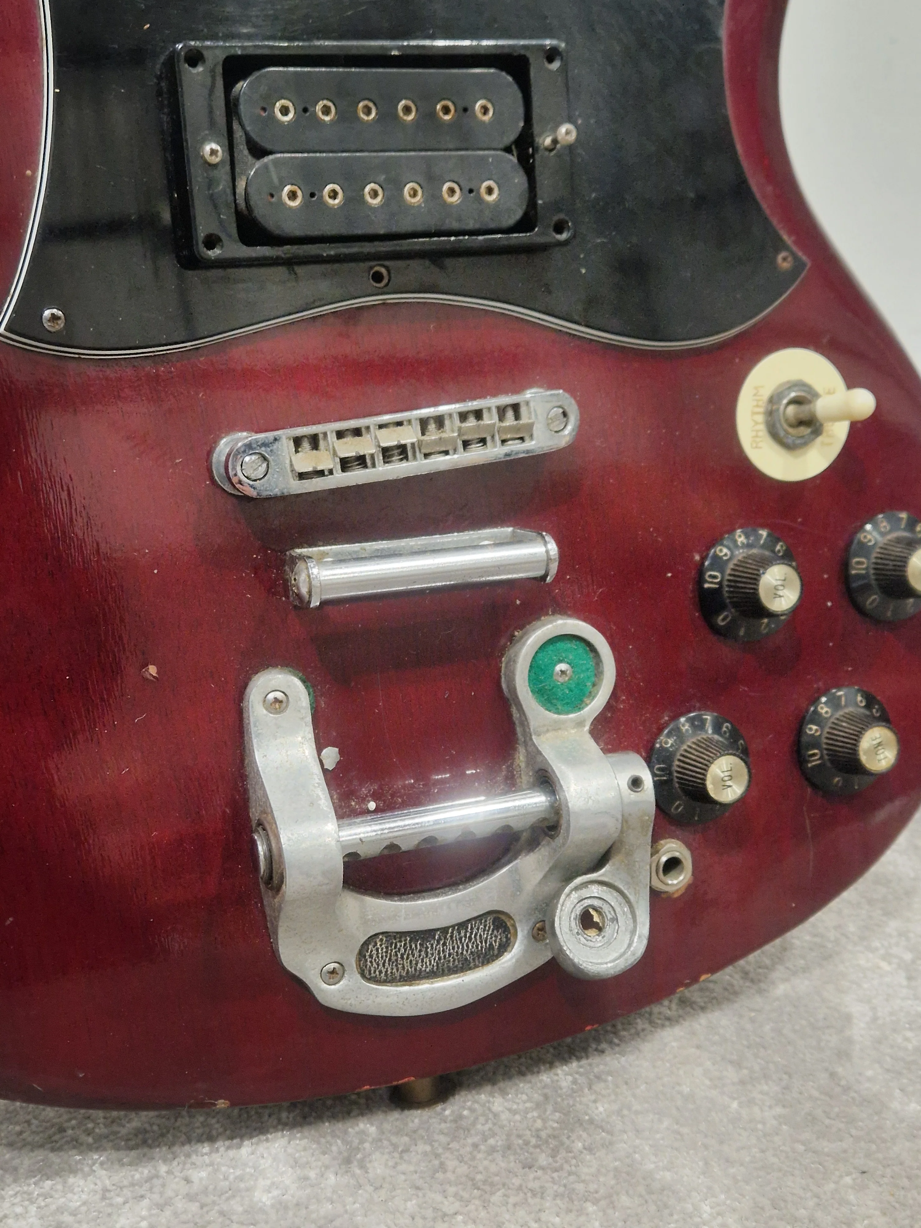 Hondo 2 SG Project Guitar - Vintage Style Made in Japan - Spares or Repair - Image 7