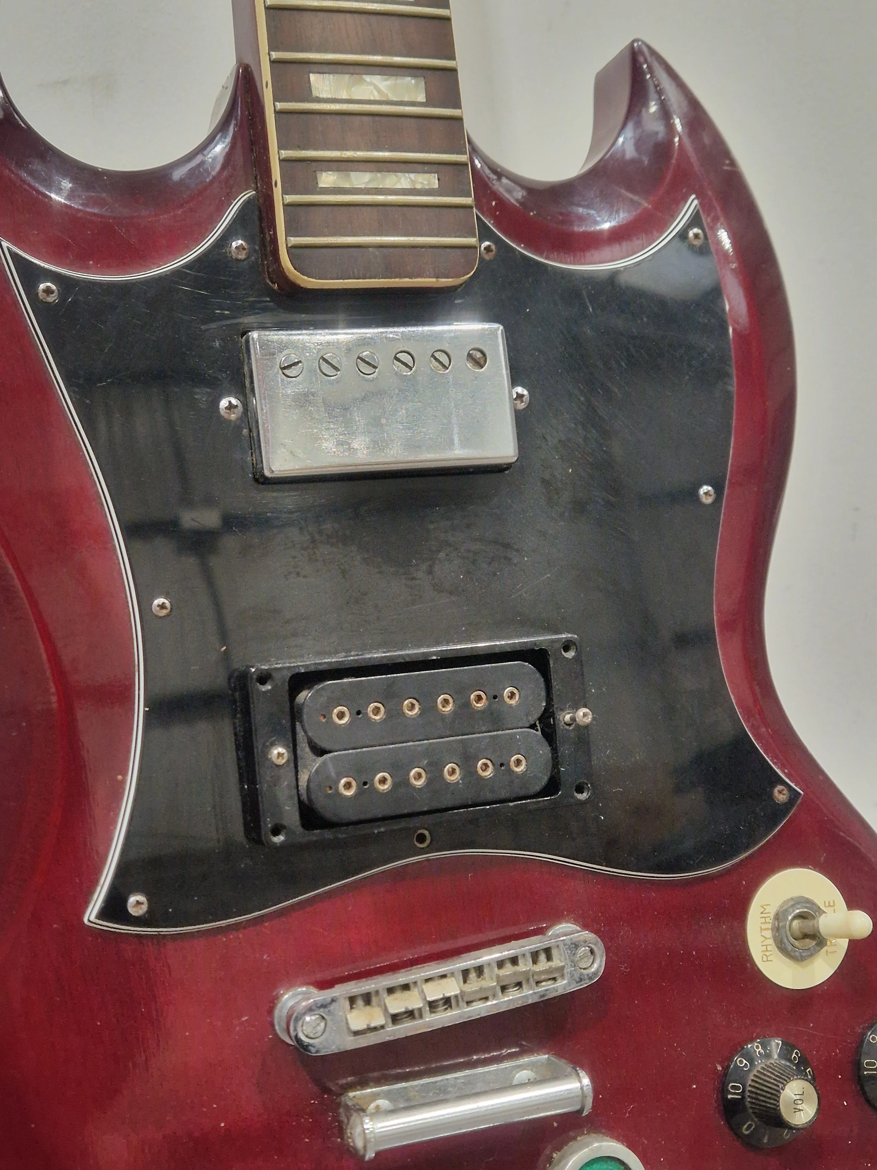 Hondo 2 SG Project Guitar - Vintage Style Made in Japan - Spares or Repair - Image 8