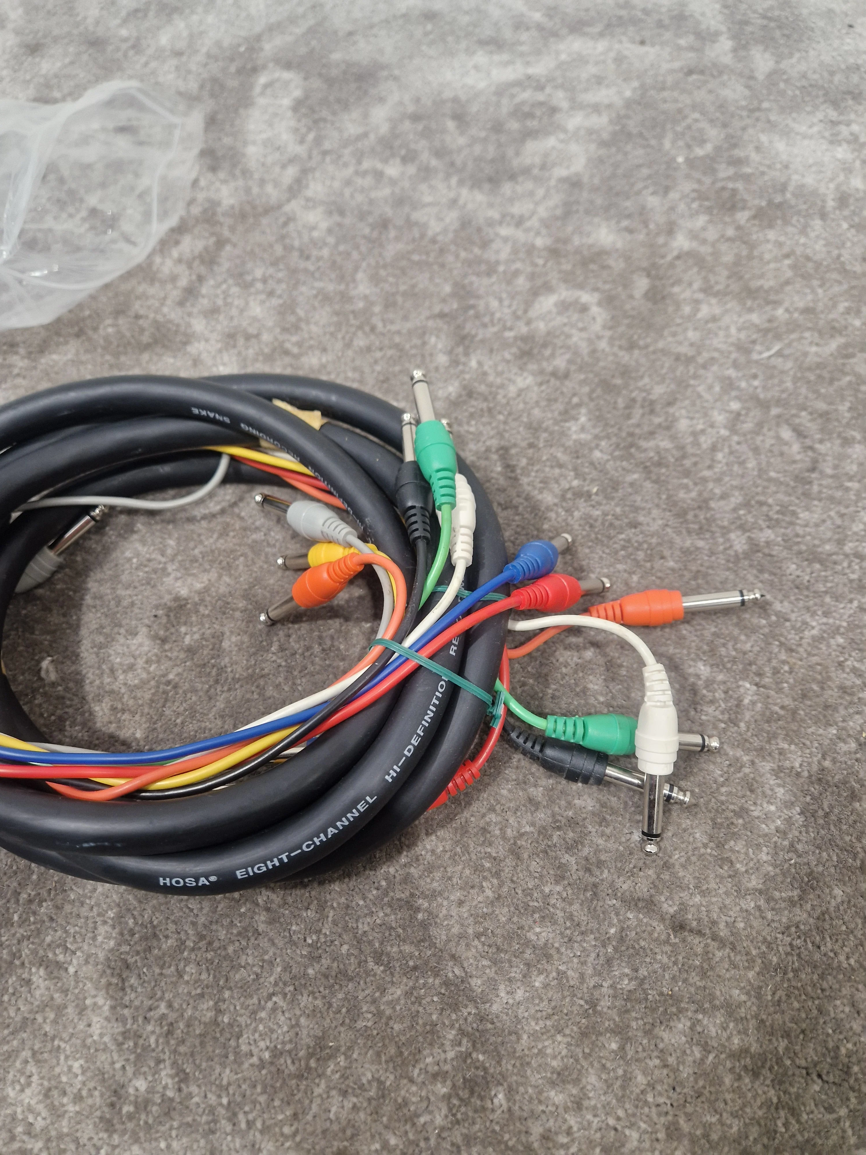 Hosa 8 Channel Hi-Definition Recording Snake Pair - Pro Audio Connection - Excellent - Image 8