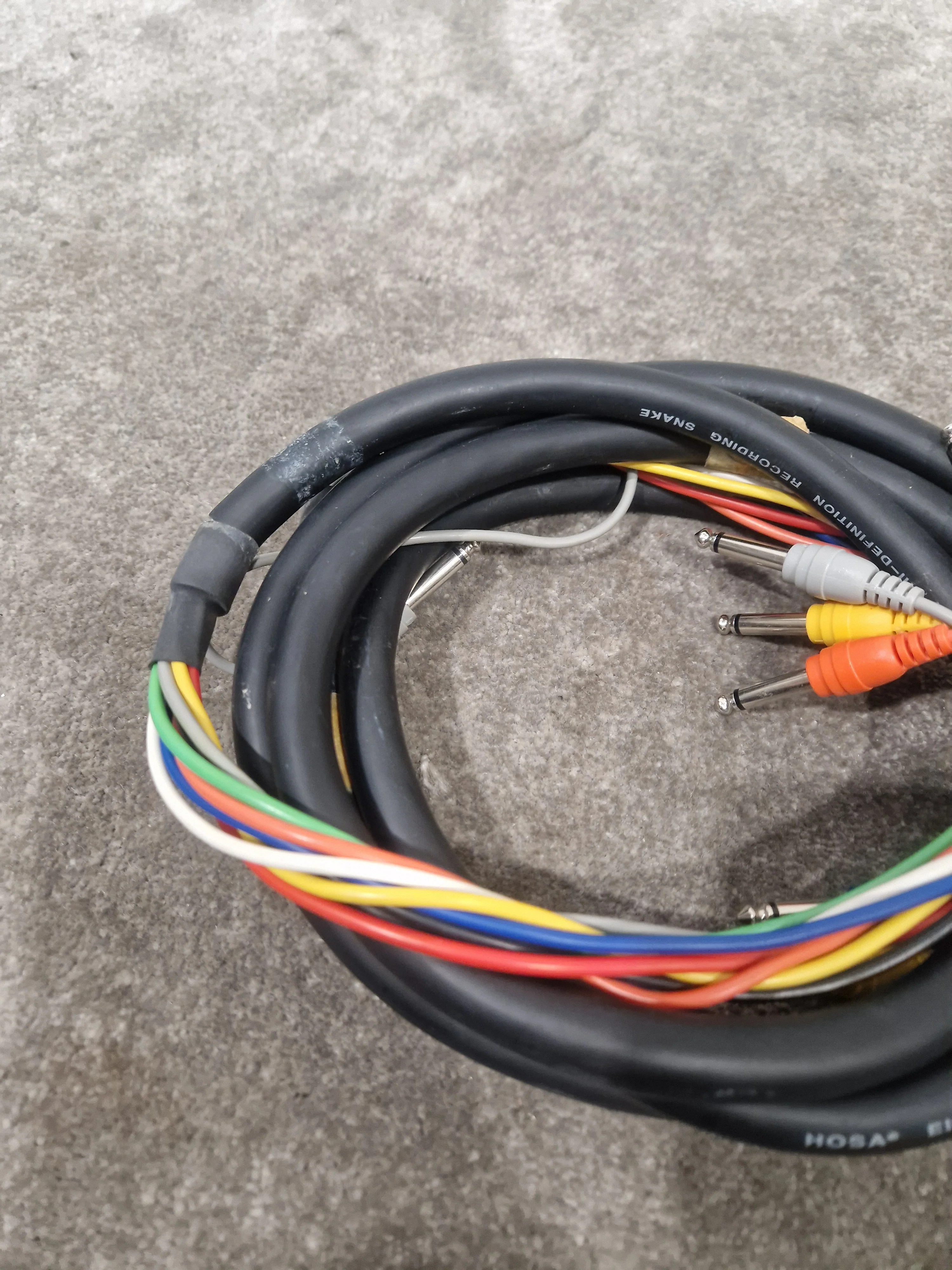 Hosa 8 Channel Hi-Definition Recording Snake Pair - Pro Audio Connection - Excellent - Image 9