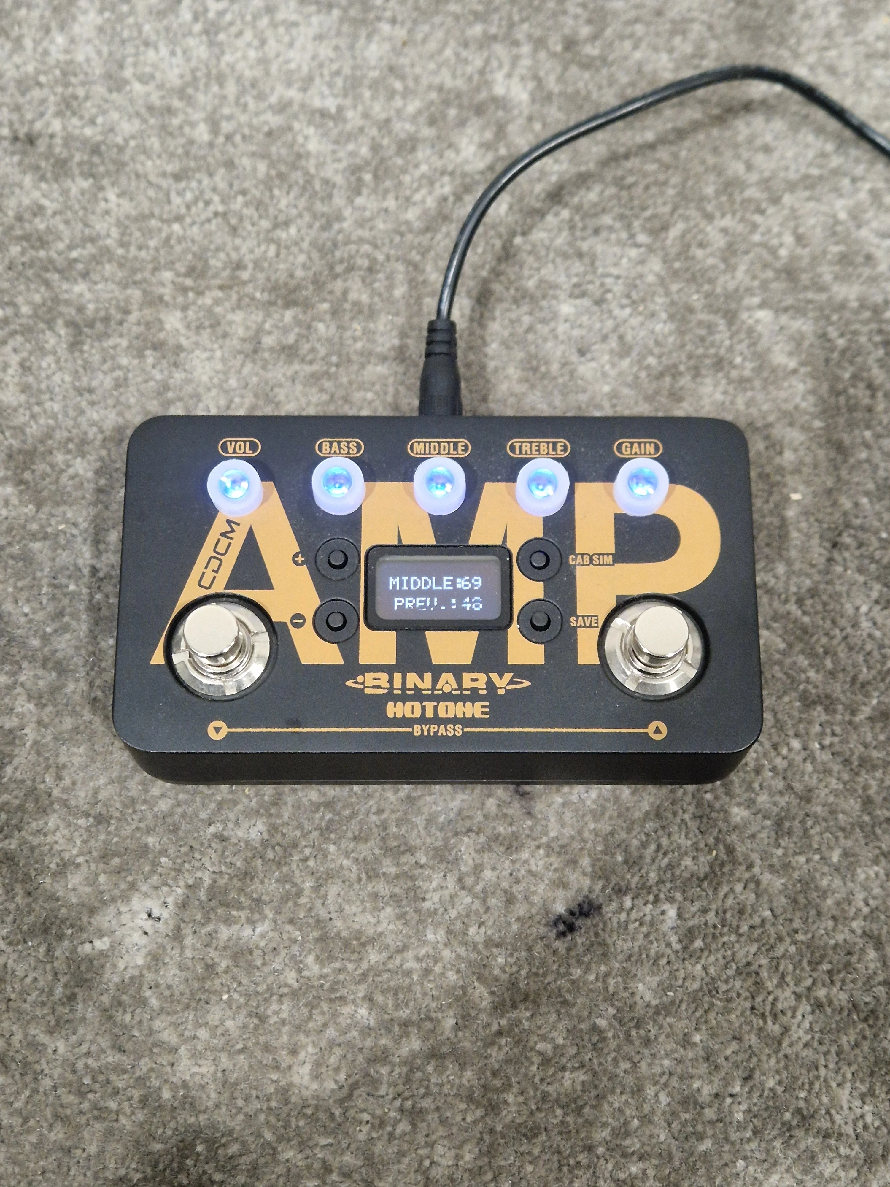 Hotone Binary AMP Simulator - 24-bit DSP Modeling - Excellent w/ Original Box - Image 9