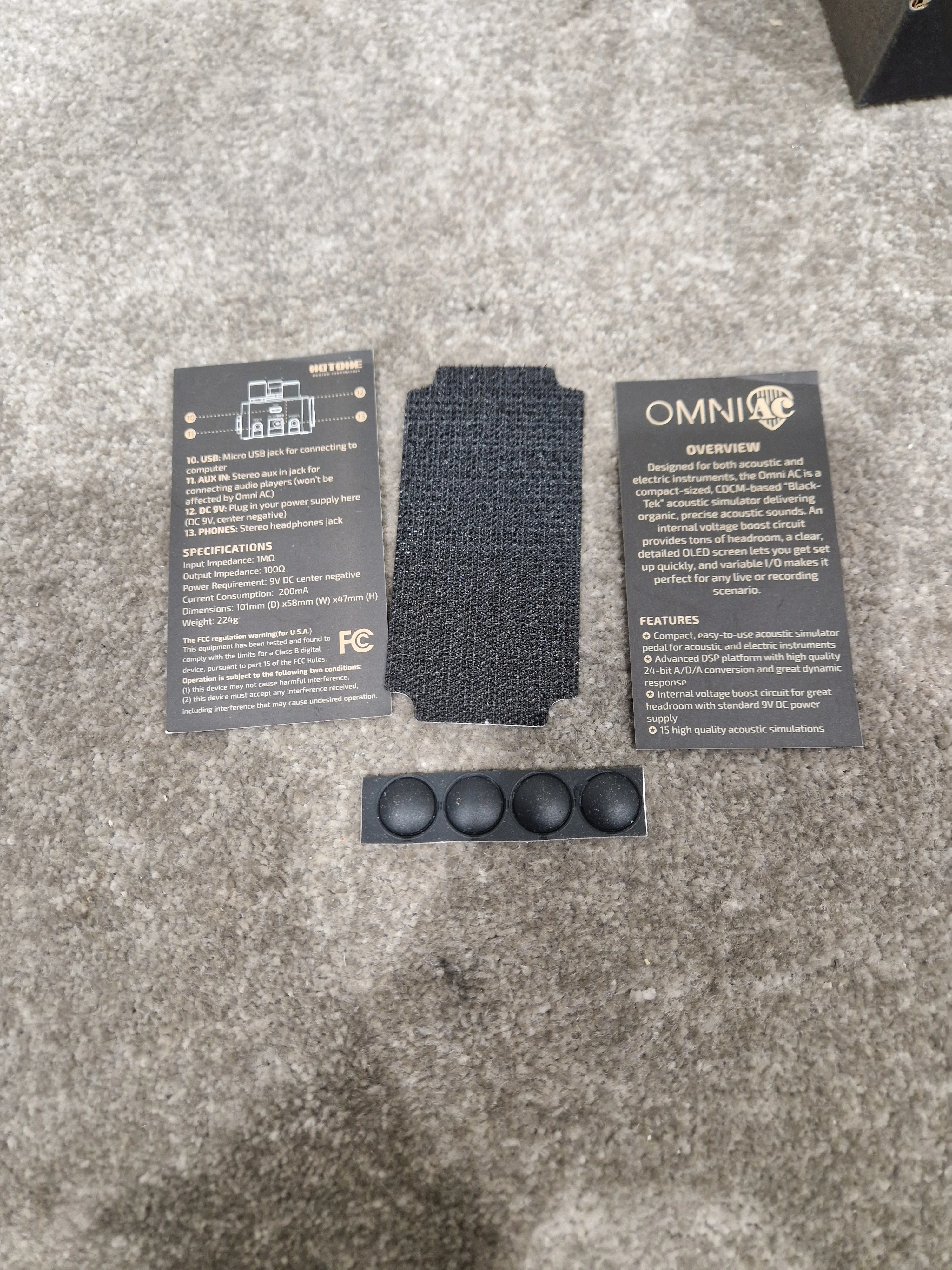 Hotone Omni Acoustic Simulator - Authentic Acoustic Tones - Excellent w/ Original Box & Power Supply - Image 10