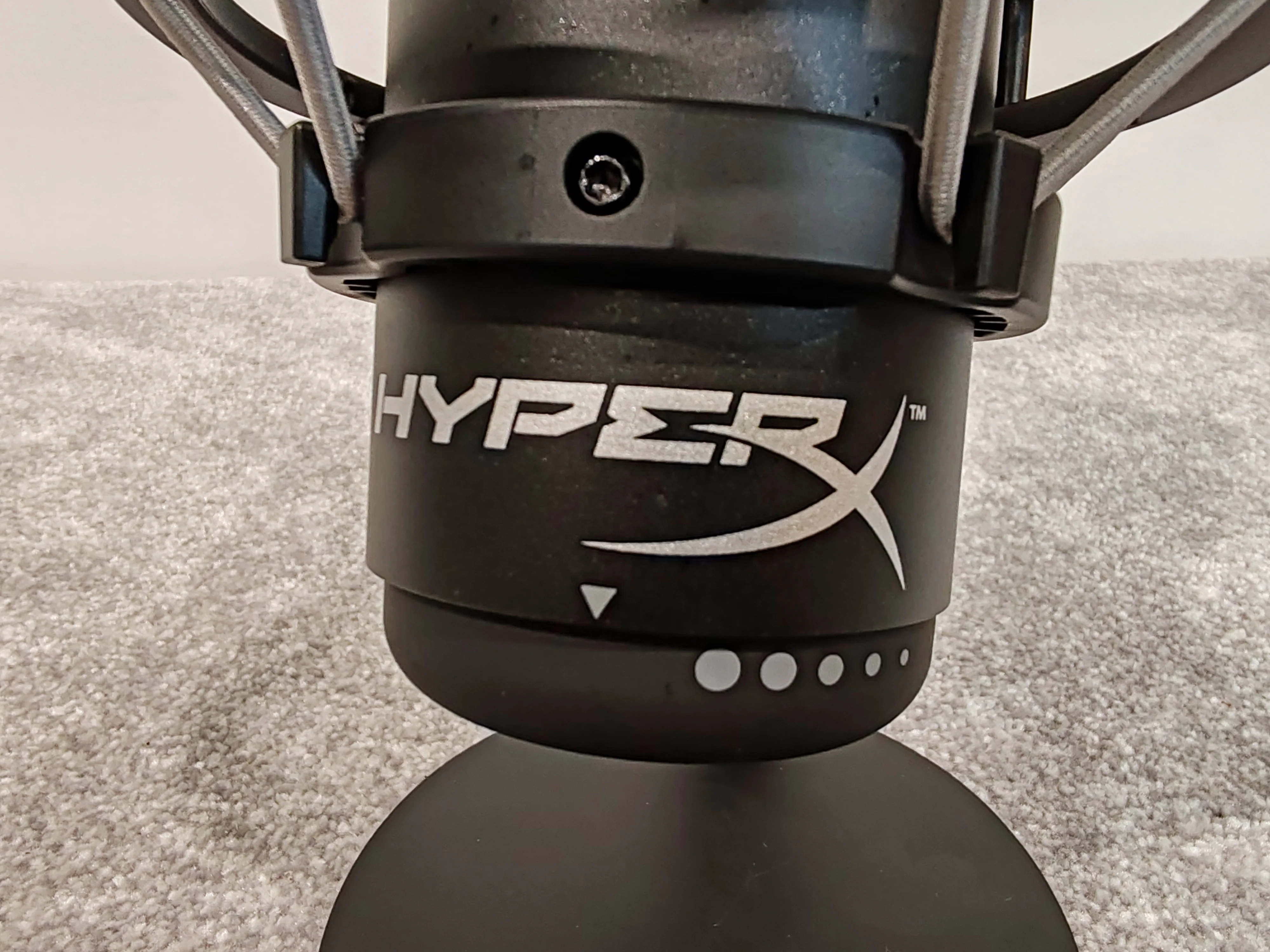 HyperX QuadCast S USB Condenser Microphone w/ Shock Mount and USB Cable - Image 7