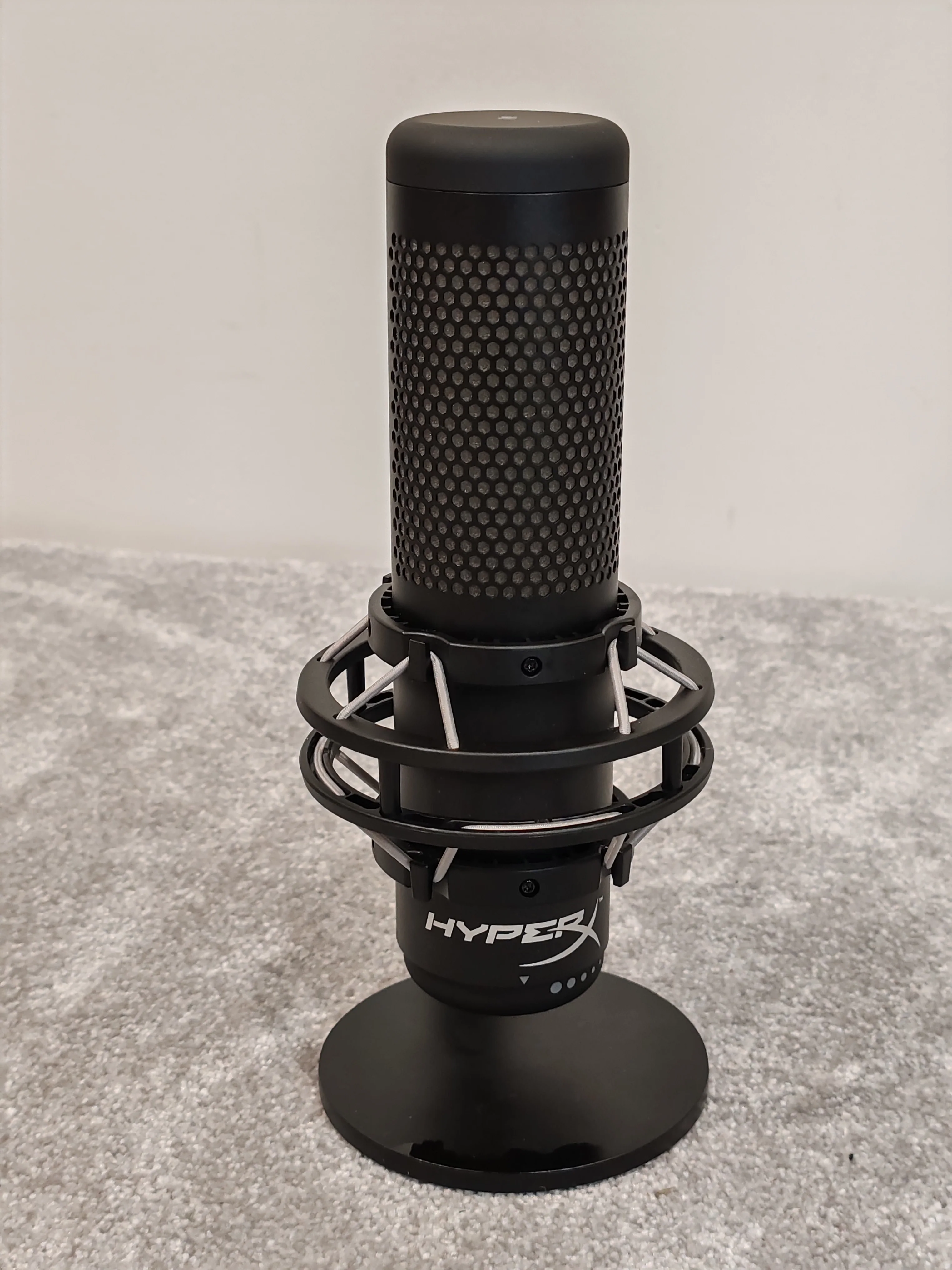 HyperX QuadCast S USB Condenser Microphone w/ Shock Mount and USB Cable - Image 4