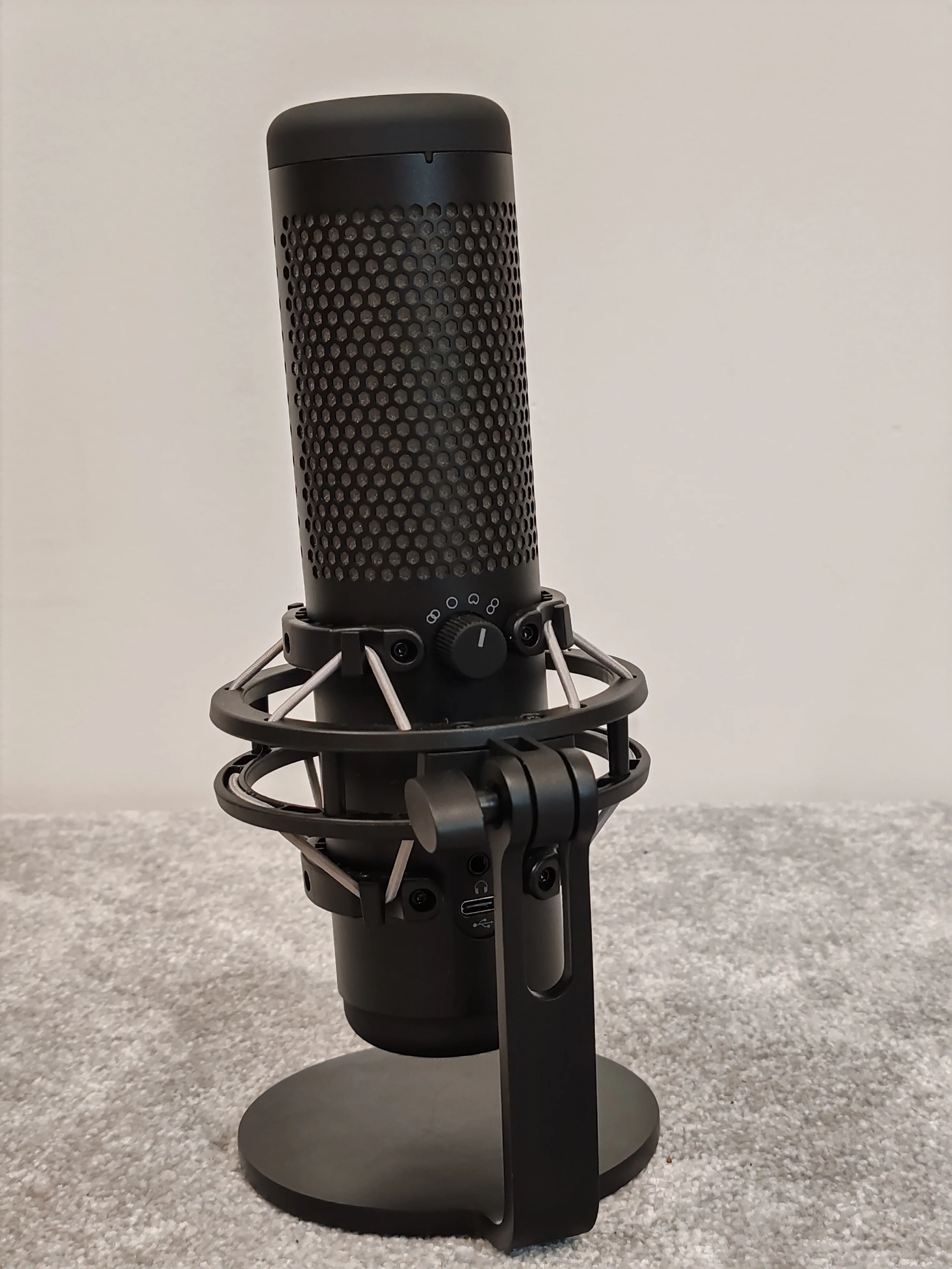 HyperX QuadCast S USB Condenser Microphone w/ Shock Mount and USB Cable - Image 5