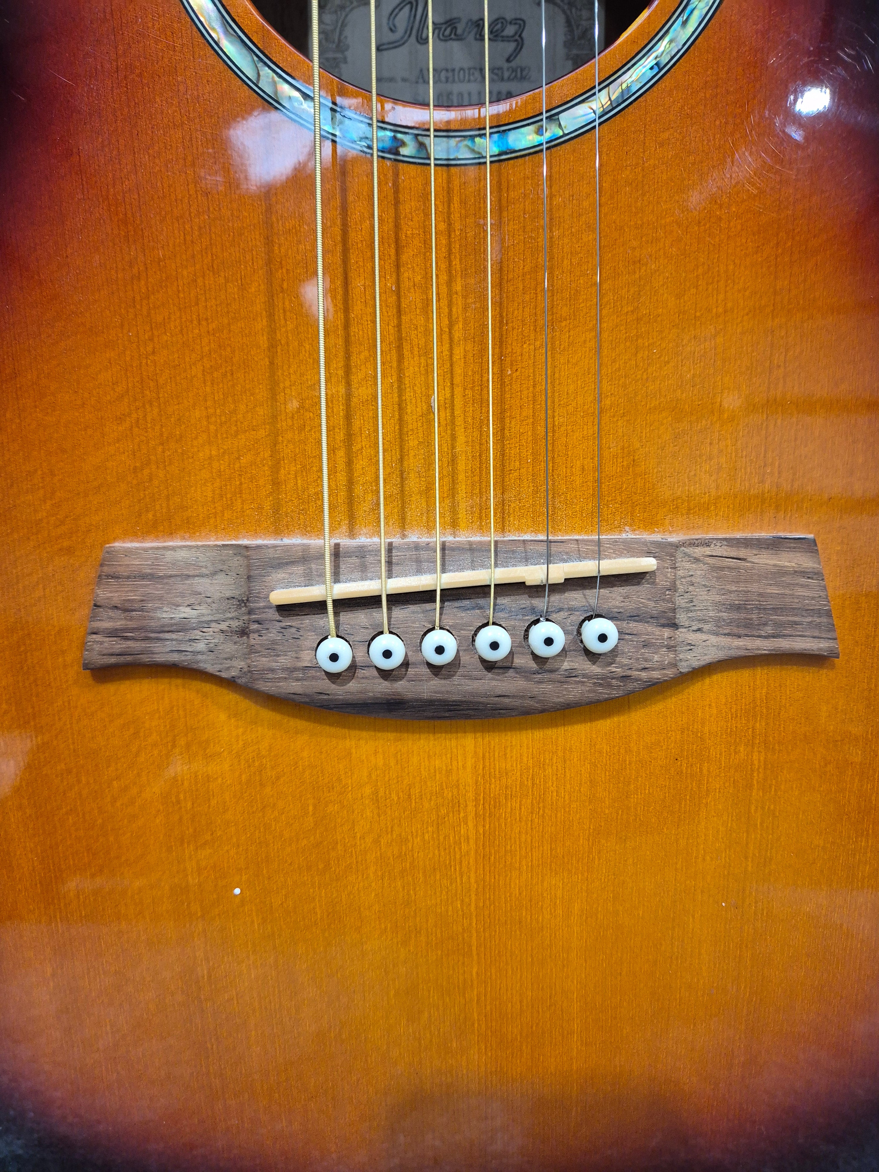 Ibanez AEG10EVS1202 - Electro Acoustic Guitar w/ Soft Gig Bag - Image 3