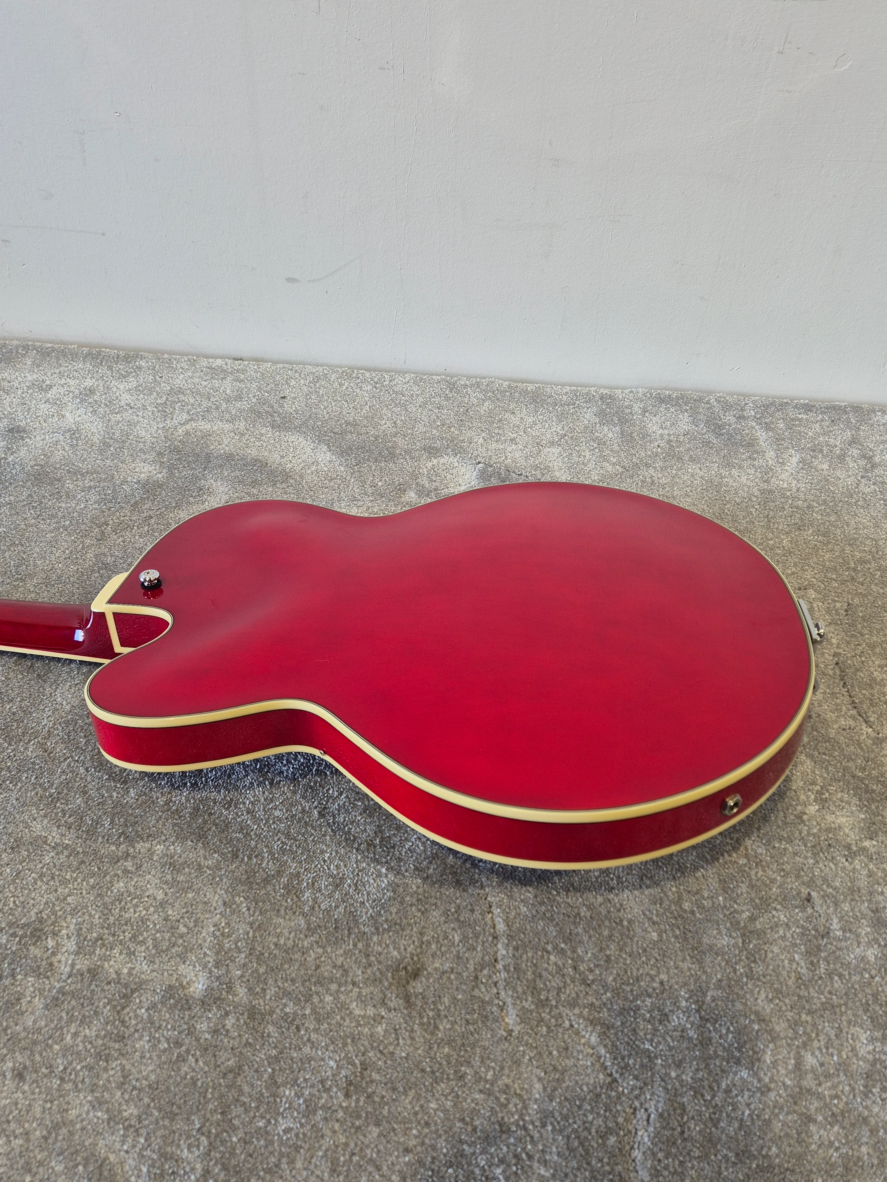 Ibanez Artcore AFS75T - Semi-Hollow Body Electric Guitar - Cherry Red - Image 12