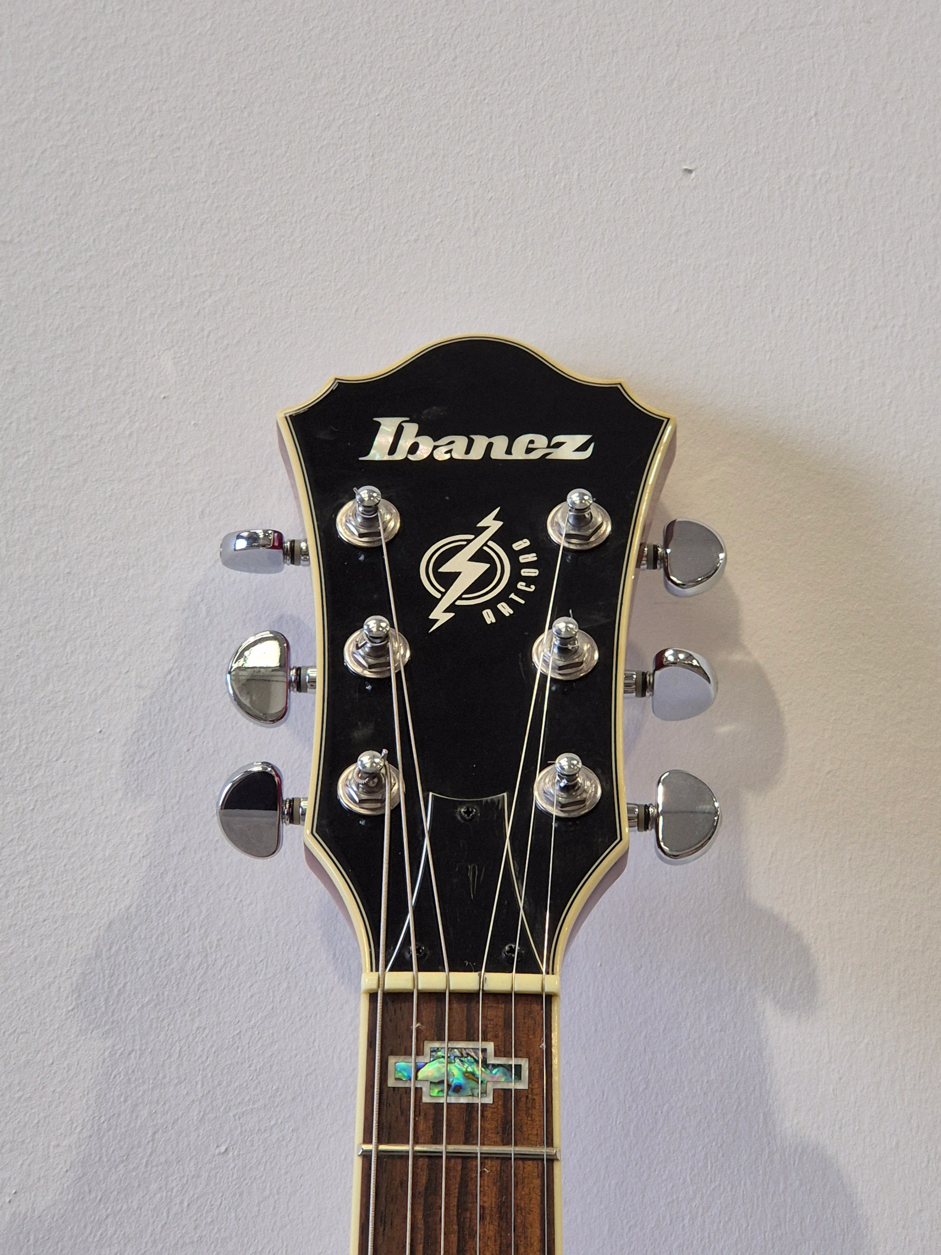 Ibanez Artcore AFS75T - Semi-Hollow Body Electric Guitar - Cherry Red - Image 6