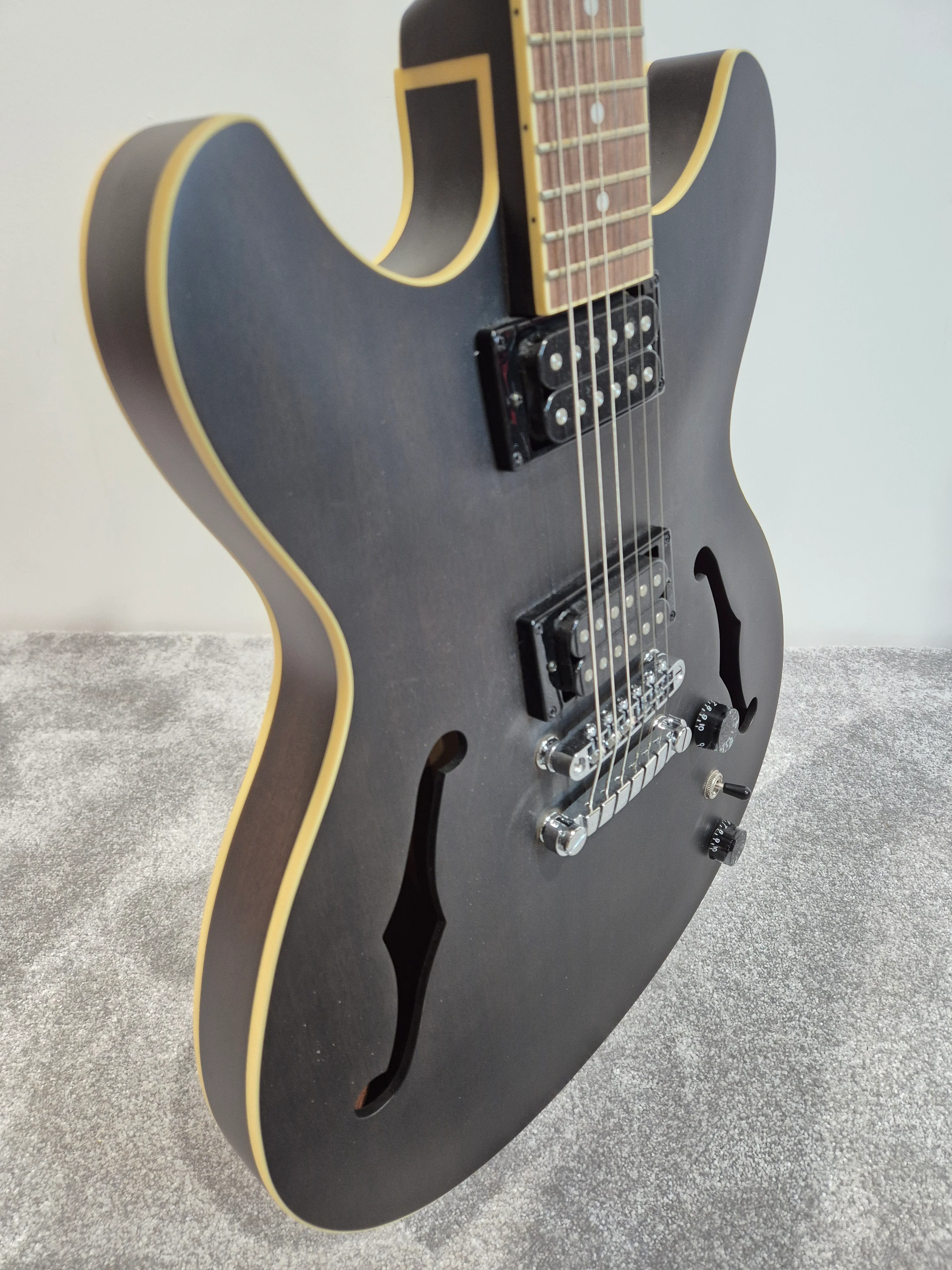 Ibanez AS53-TKF Transparent Black - Semi-Acoustic Guitar w/ Original Box - Image 11