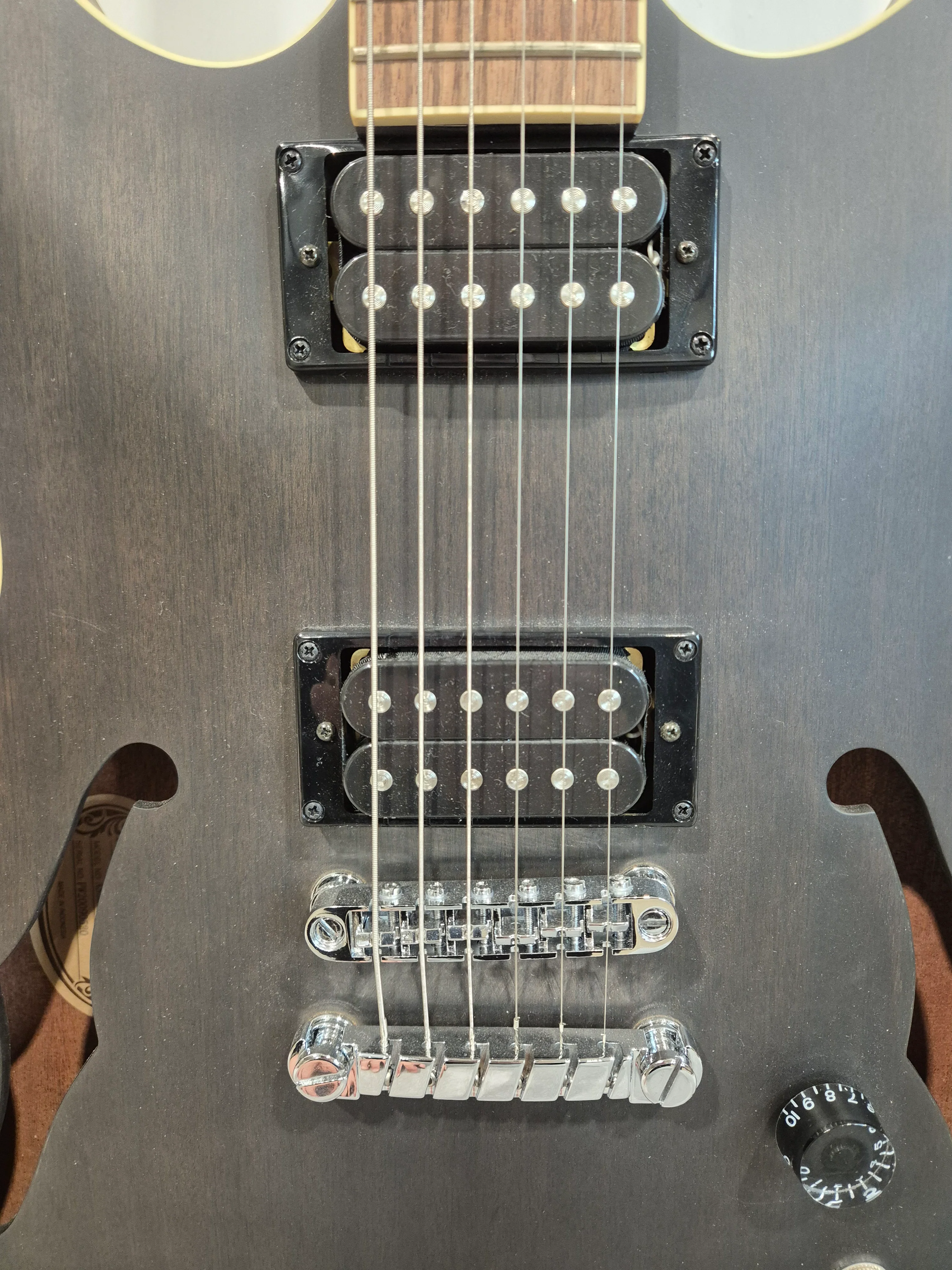 Ibanez AS53-TKF Transparent Black - Semi-Acoustic Guitar w/ Original Box - Image 2