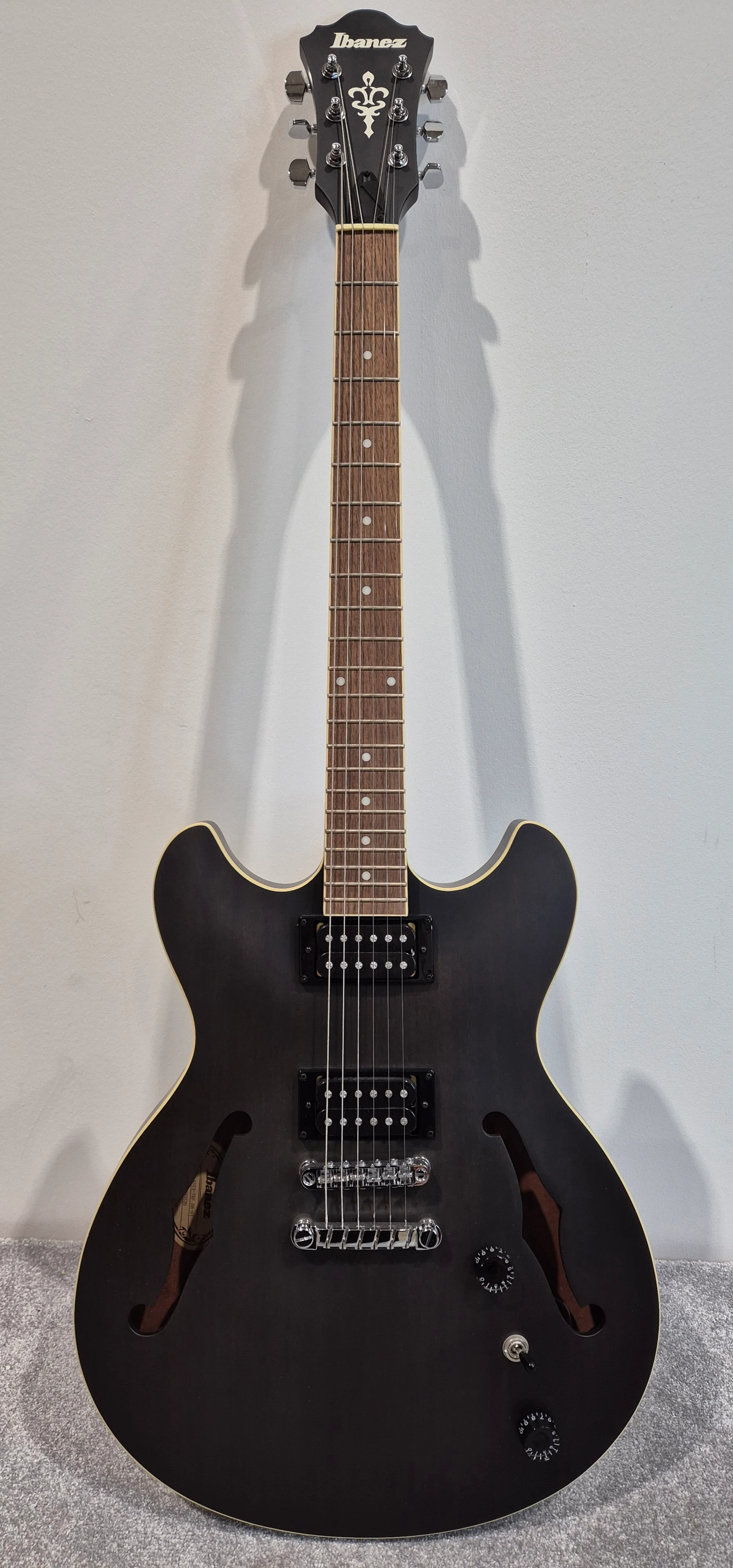 Ibanez AS53-TKF Transparent Black - Semi-Acoustic Guitar w/ Original Box - Image 7
