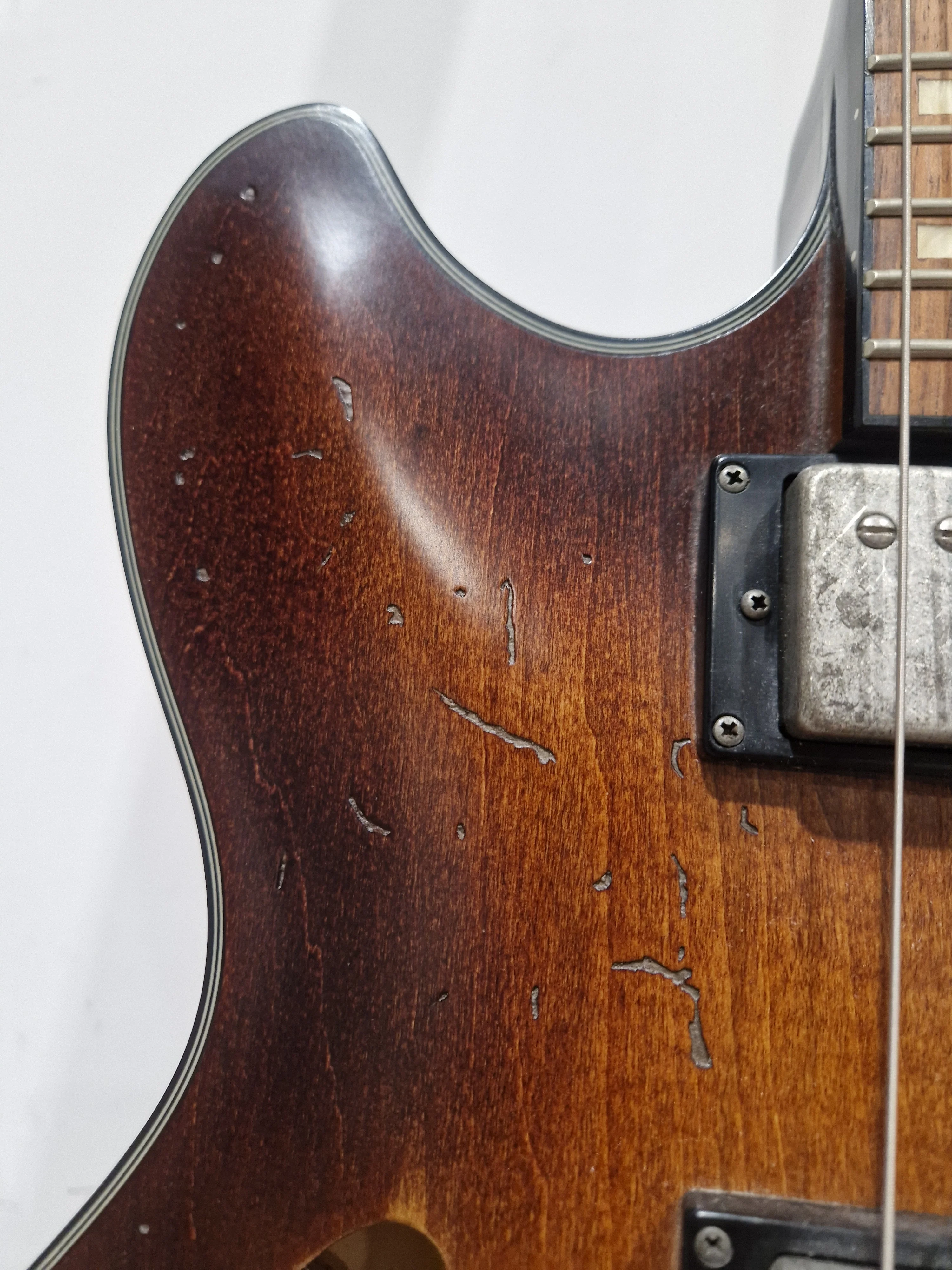 Ibanez Asv10a-Tcl-12-01 - Naturally Distressed - Semi-Hollow Electric Guitar - Very Good w/ Hard Case - Image 16