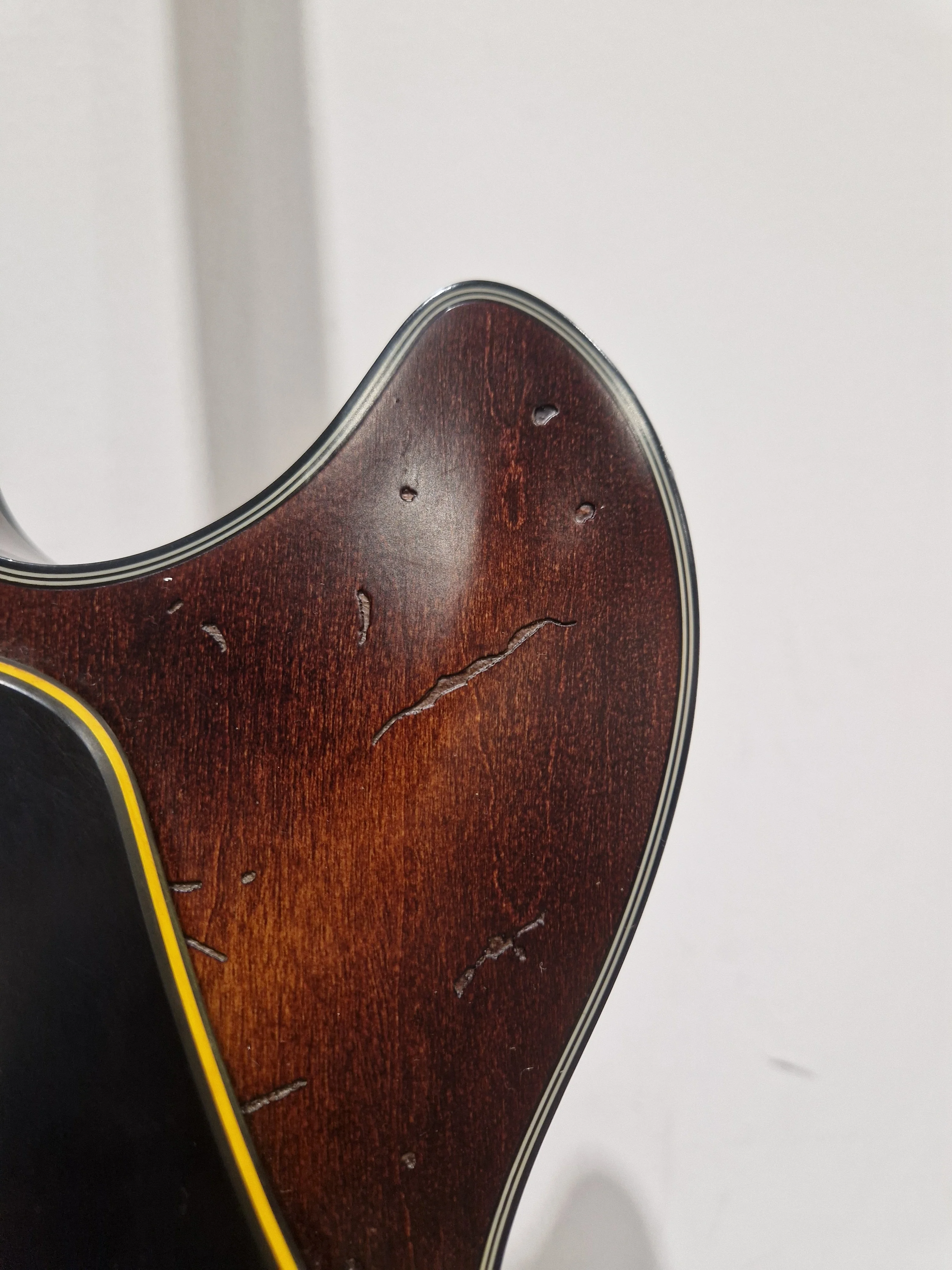 Ibanez Asv10a-Tcl-12-01 - Naturally Distressed - Semi-Hollow Electric Guitar - Very Good w/ Hard Case - Image 17