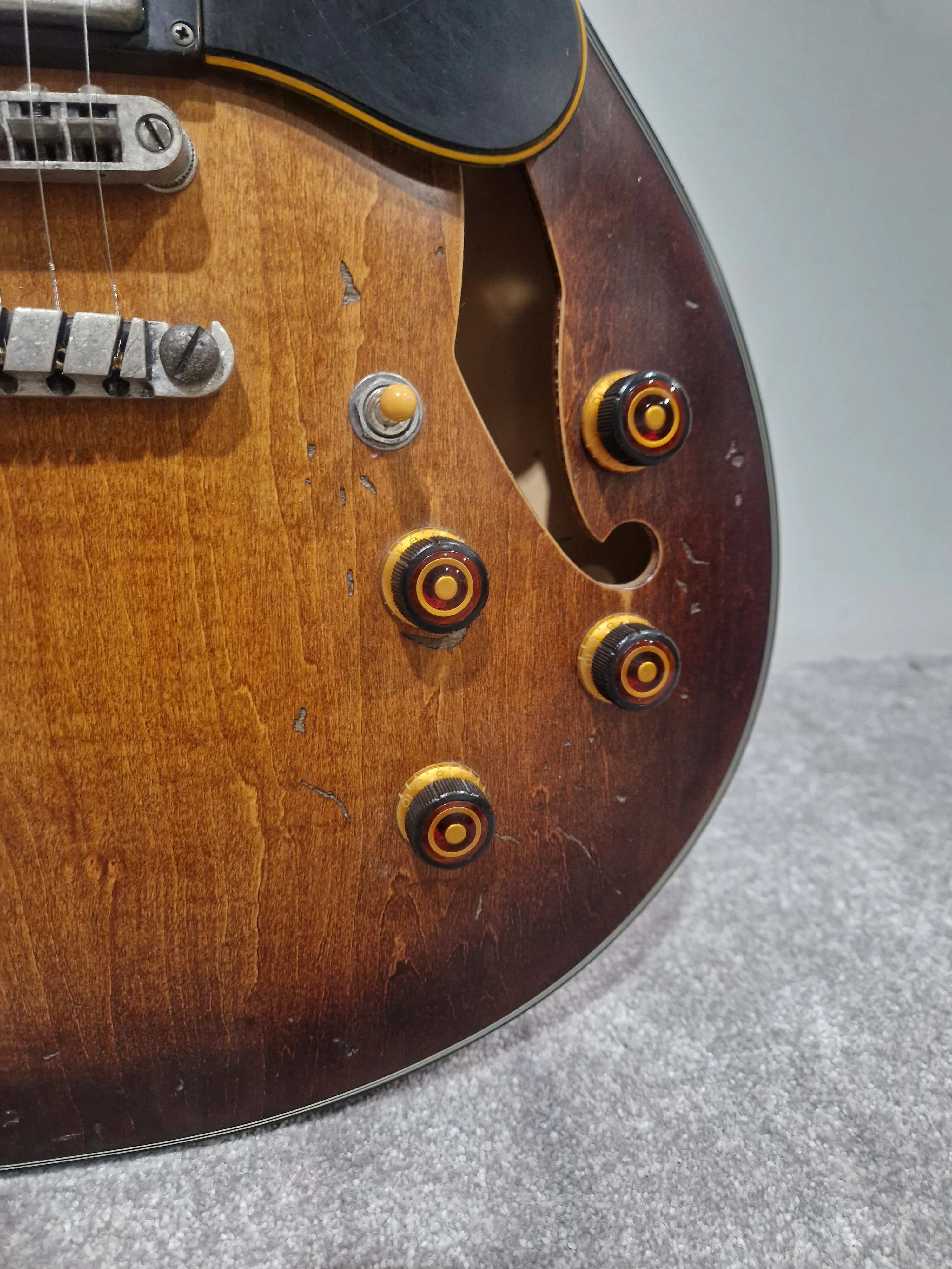Ibanez Asv10a-Tcl-12-01 - Naturally Distressed - Semi-Hollow Electric Guitar - Very Good w/ Hard Case - Image 24