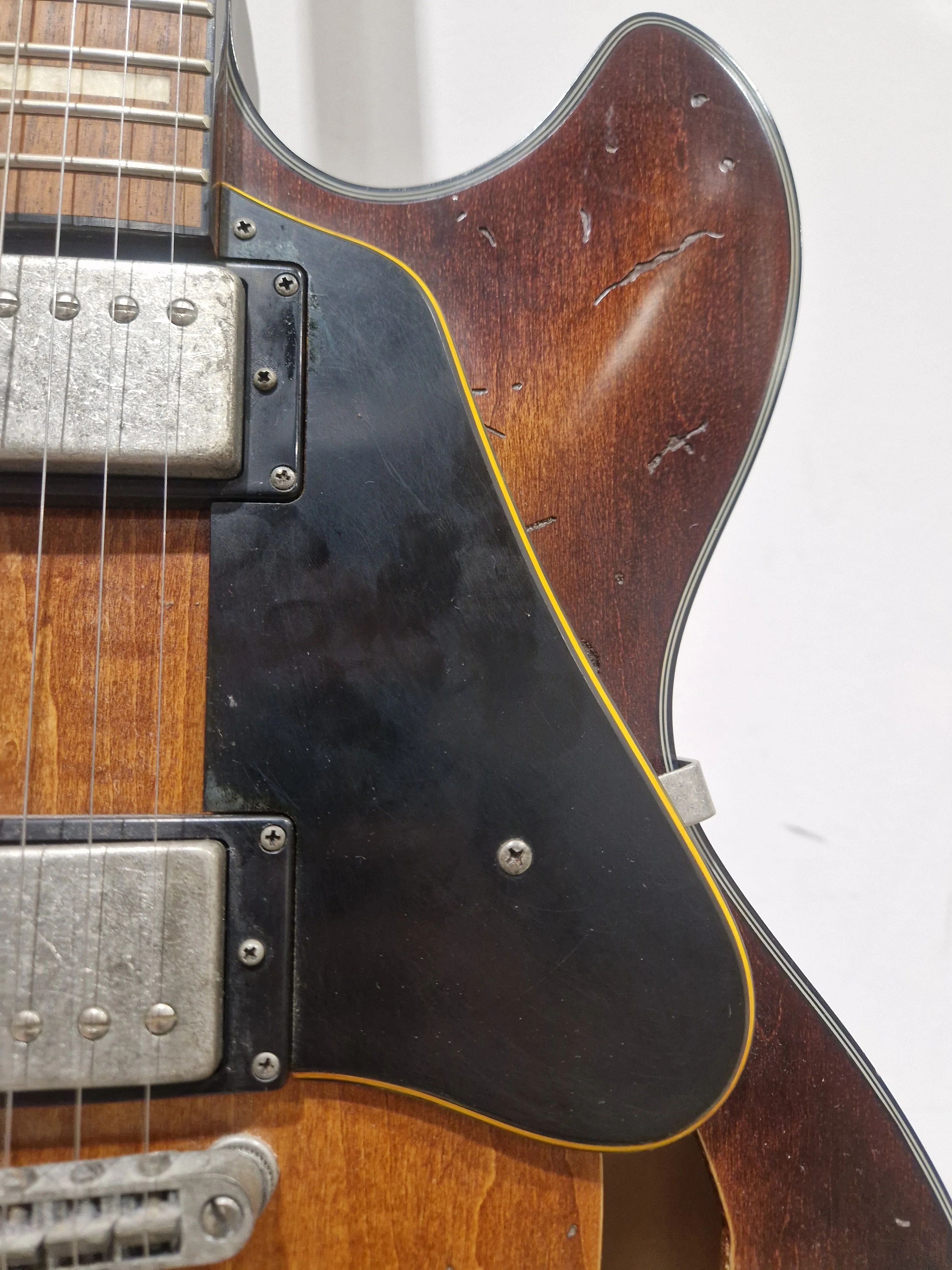 Ibanez Asv10a-Tcl-12-01 - Naturally Distressed - Semi-Hollow Electric Guitar - Very Good w/ Hard Case - Image 26