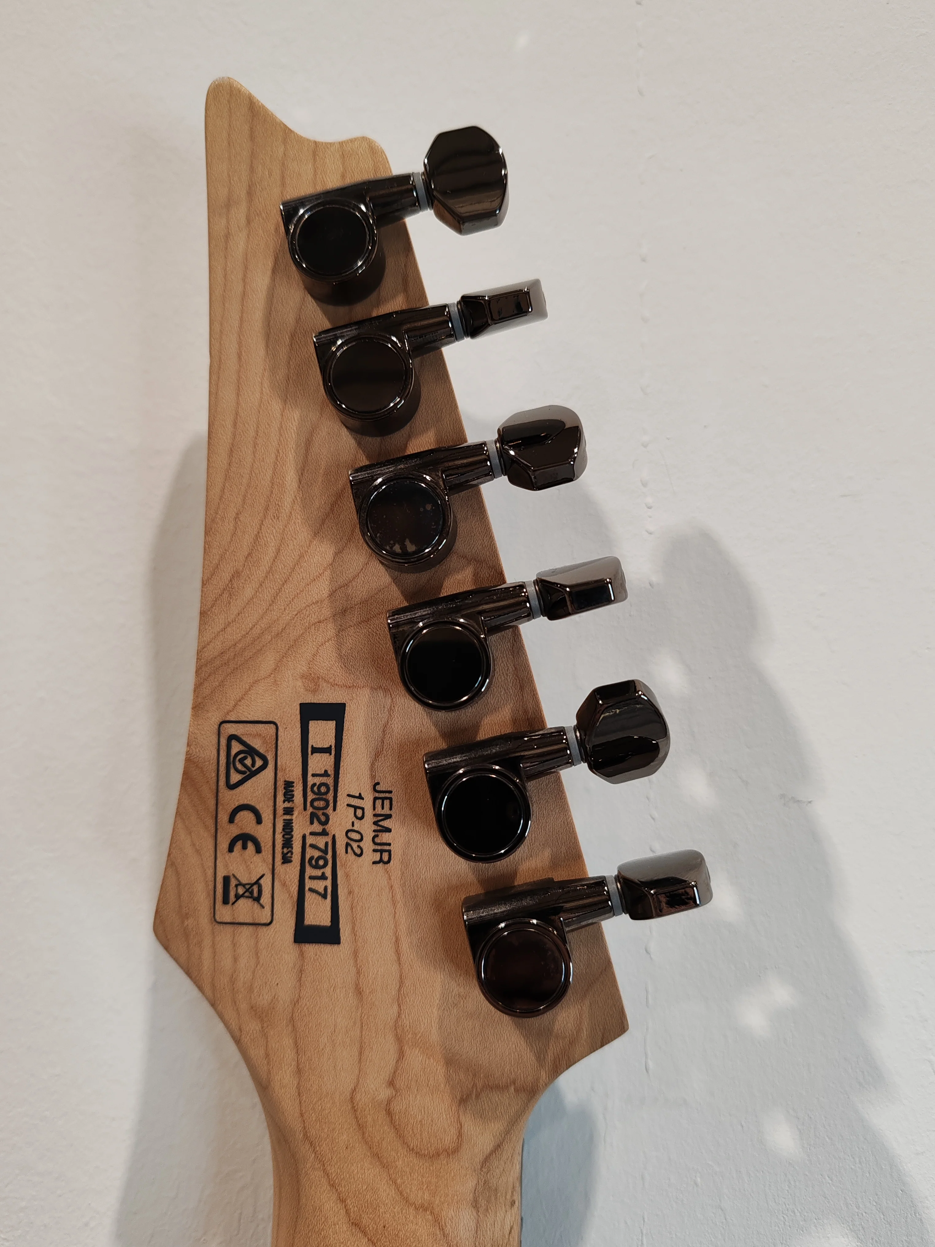 Ibanez Jem Jr Electric Guitar - White - Double Locking Trem - Image 12
