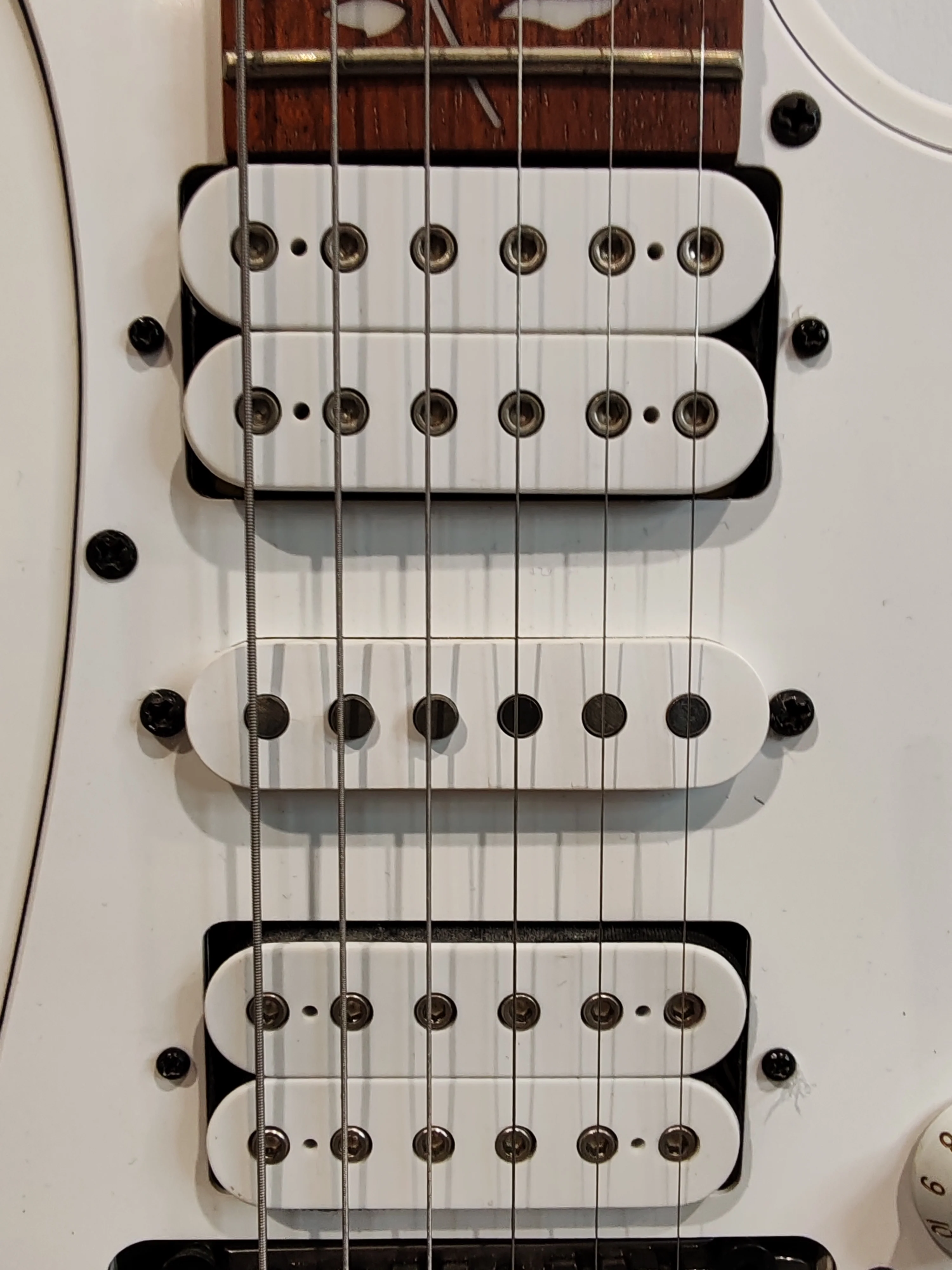 Ibanez Jem Jr Electric Guitar - White - Double Locking Trem - Image 5