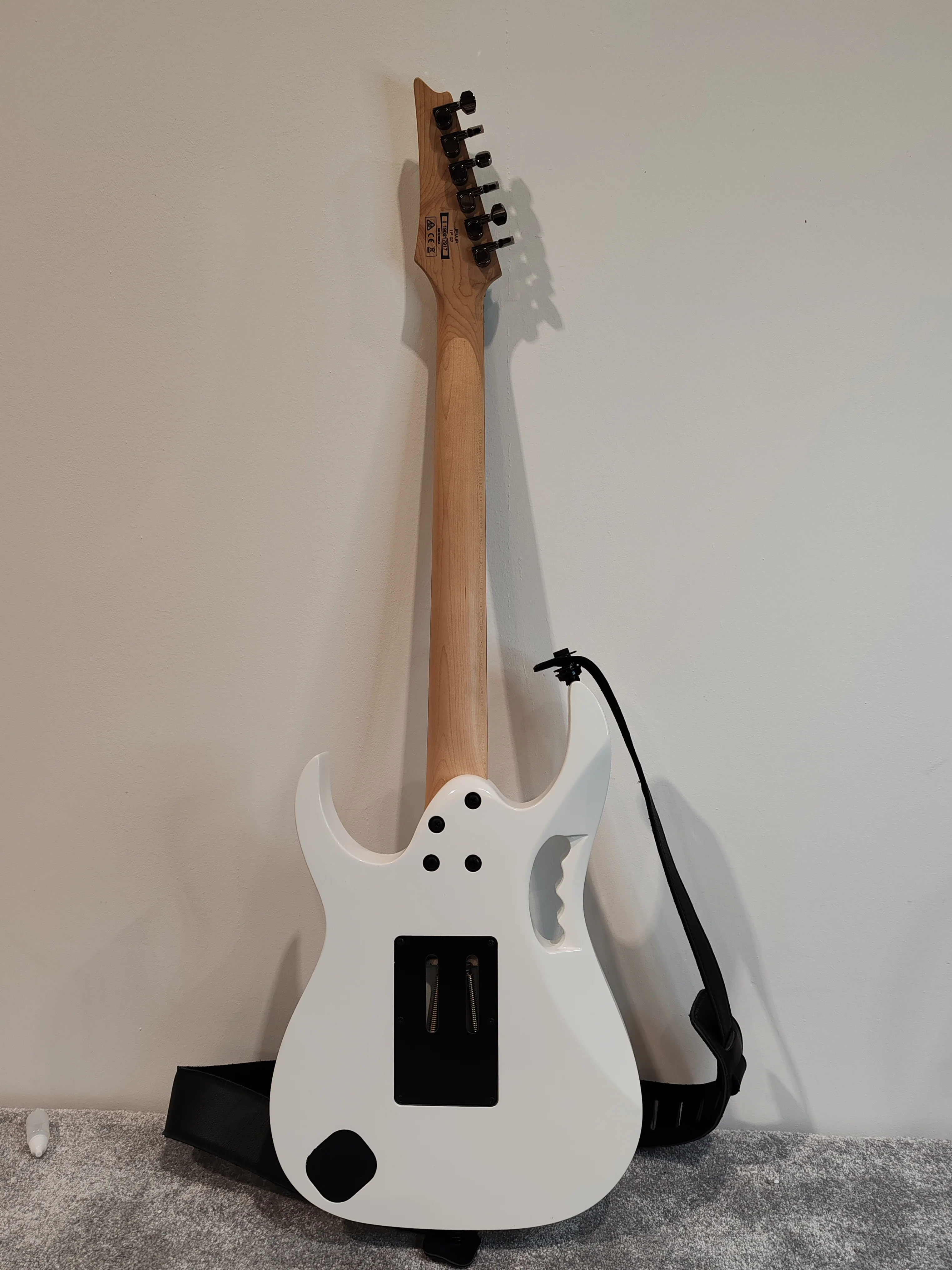 Ibanez Jem Jr Electric Guitar - White - Double Locking Trem - Image 7