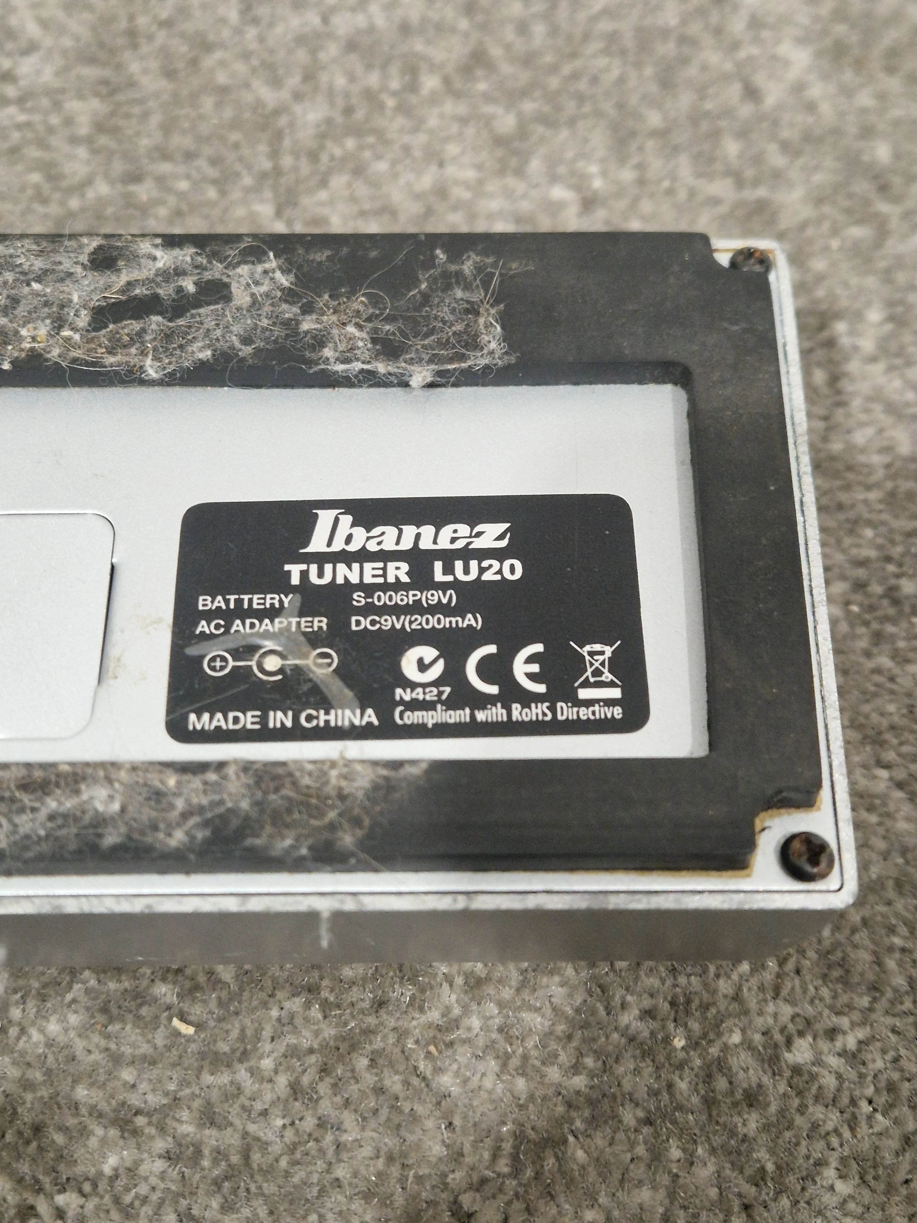 Ibanez LU20 - Digital Tuner - Silver - Excellent - Image 8