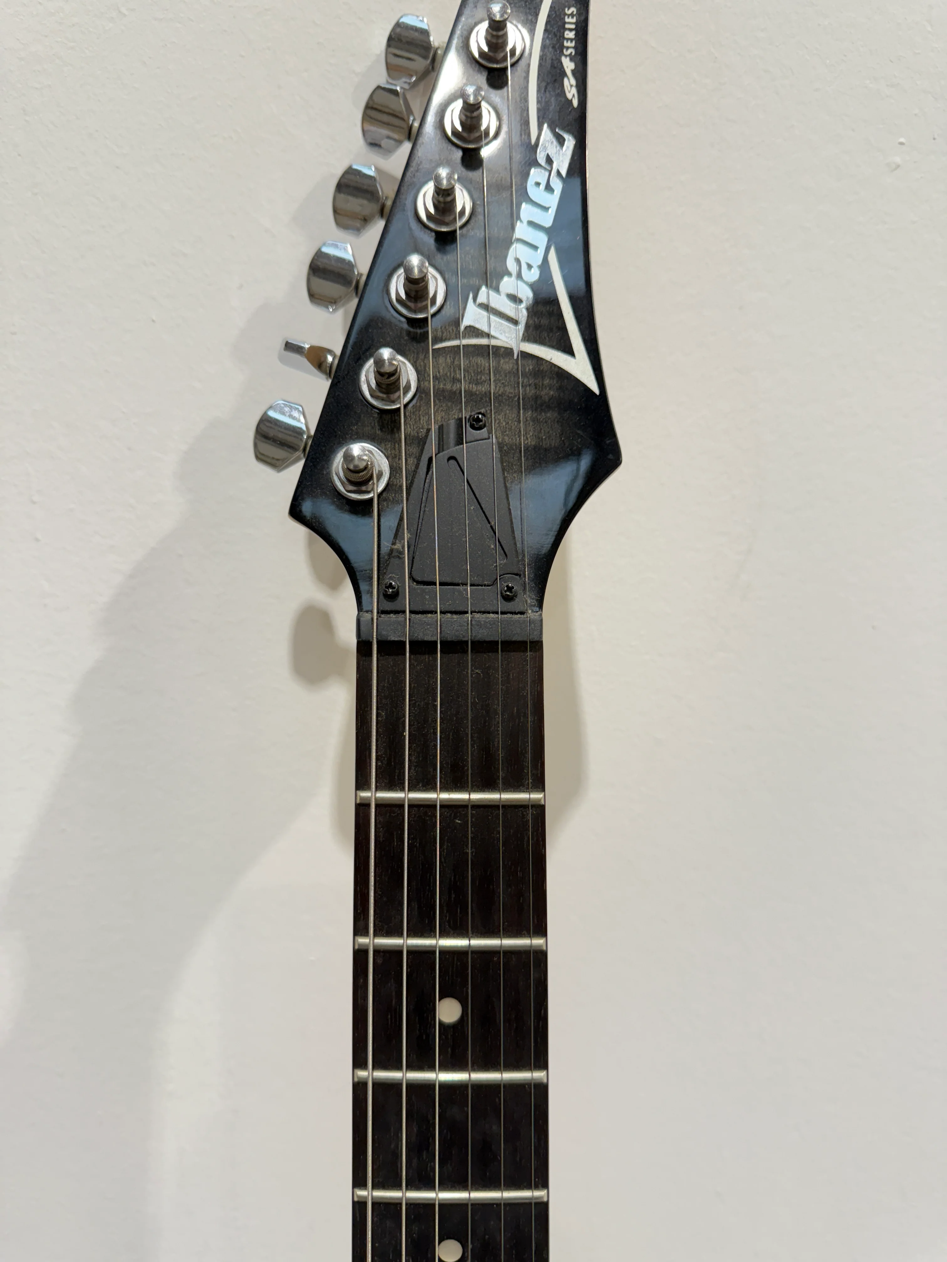 Ibanez SA 160QM Electric Guitar 2016 Dark Green - Quilted Maple Top Maple Neck - Very Good w/ Soft Case - Image 13