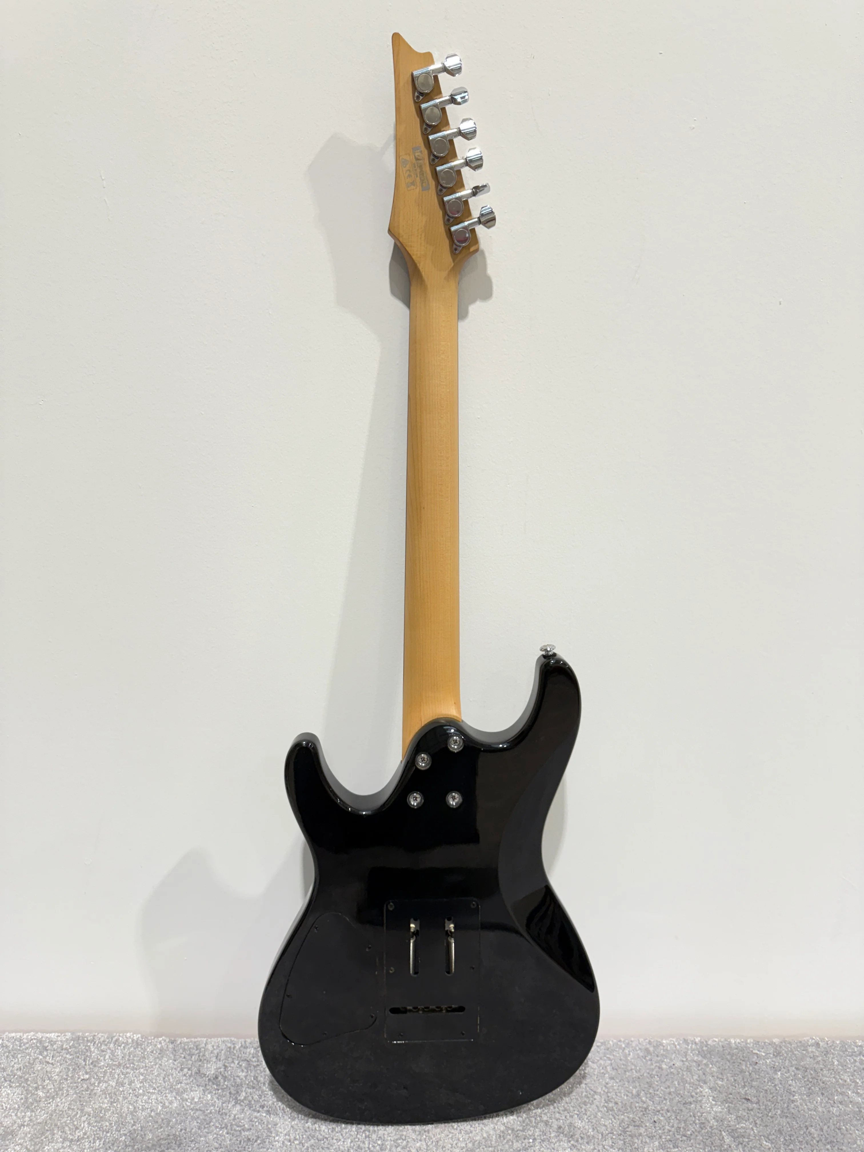 Ibanez SA 160QM Electric Guitar 2016 Dark Green - Quilted Maple Top Maple Neck - Very Good w/ Soft Case - Image 8