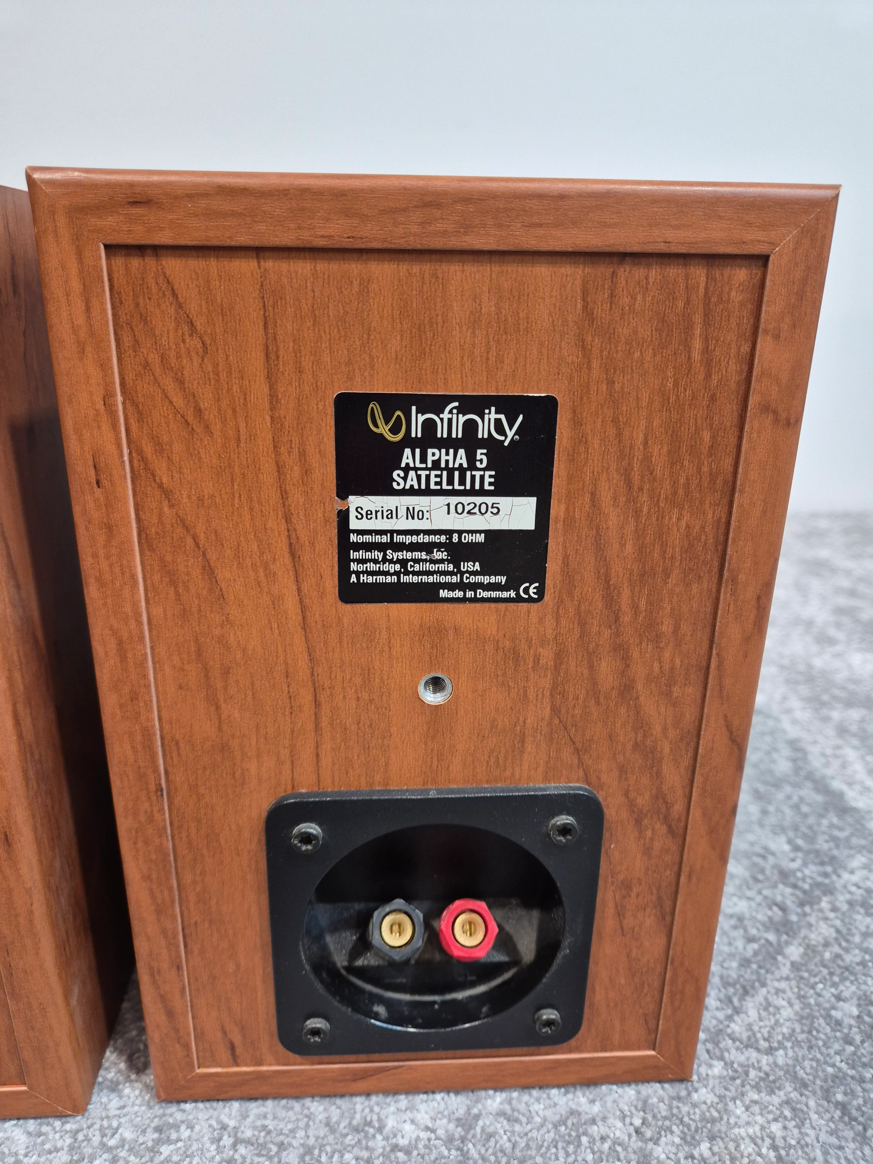 Infinity Alpha 5 – Single Bookshelf Speaker – Very Good - Image 10