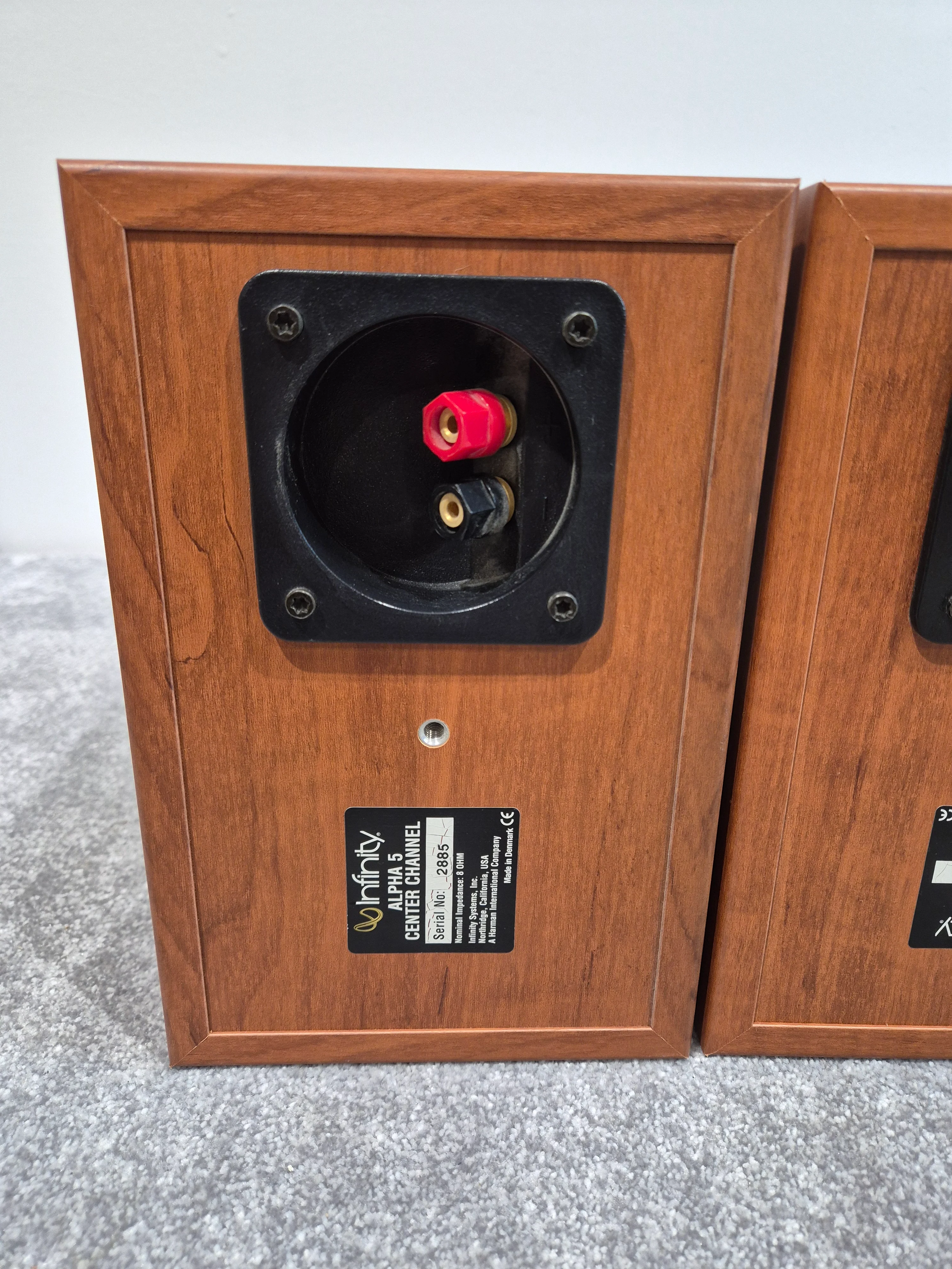 Infinity Alpha 5 – Single Bookshelf Speaker – Very Good - Image 6