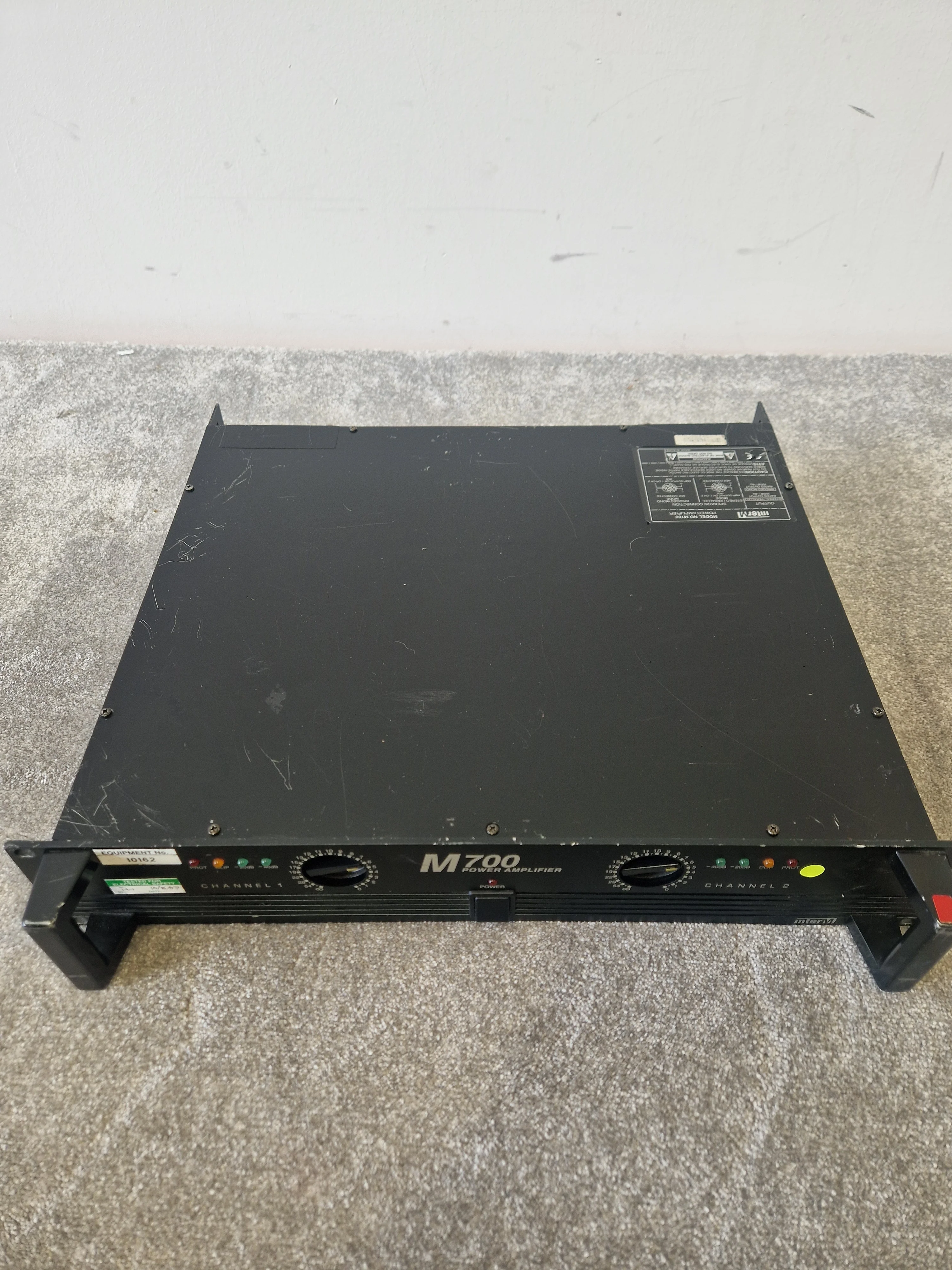 InterM M-700 Dual Channel Power Amplifier – 220W/Channel - Good - Image 3