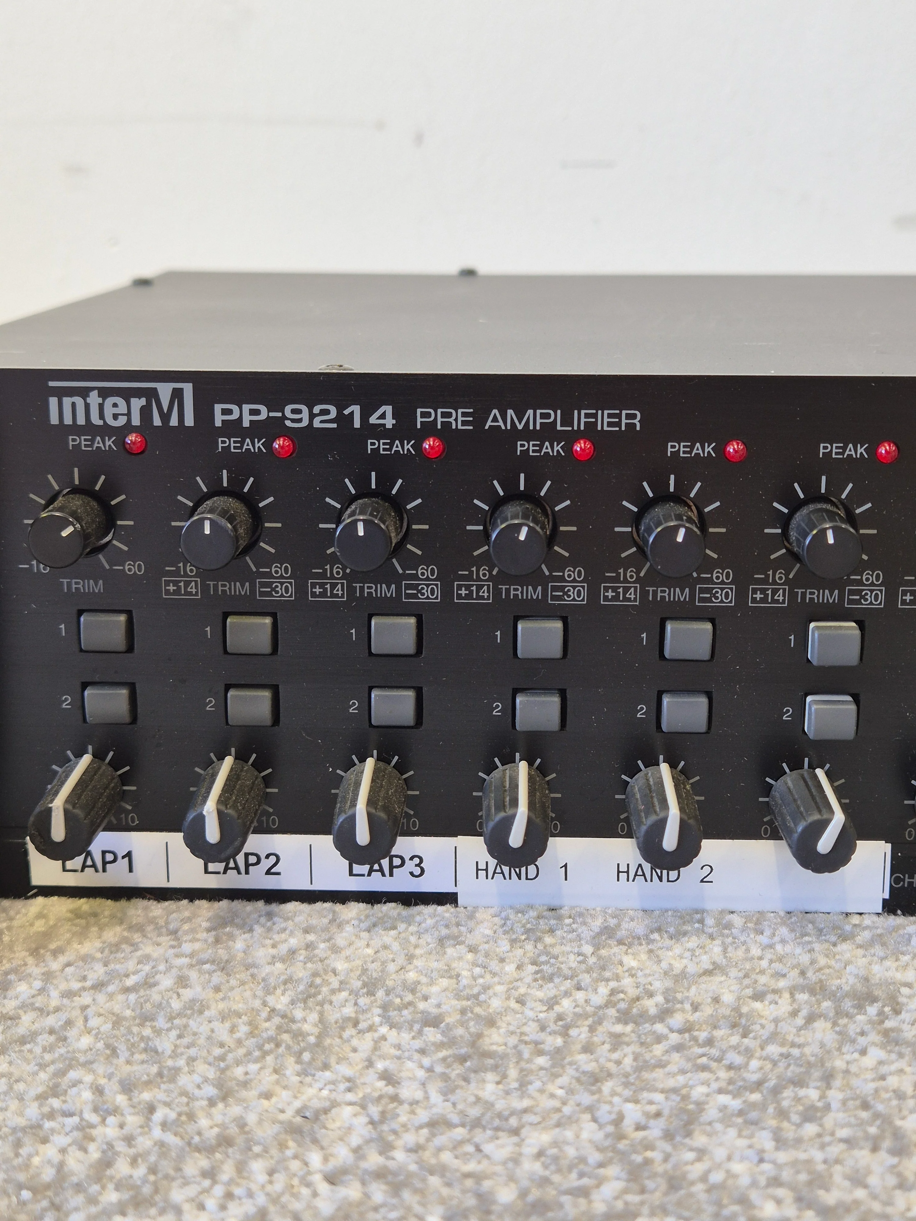 Inter-M PP-9214 - PA Pre Amplifier - Good - Image 2