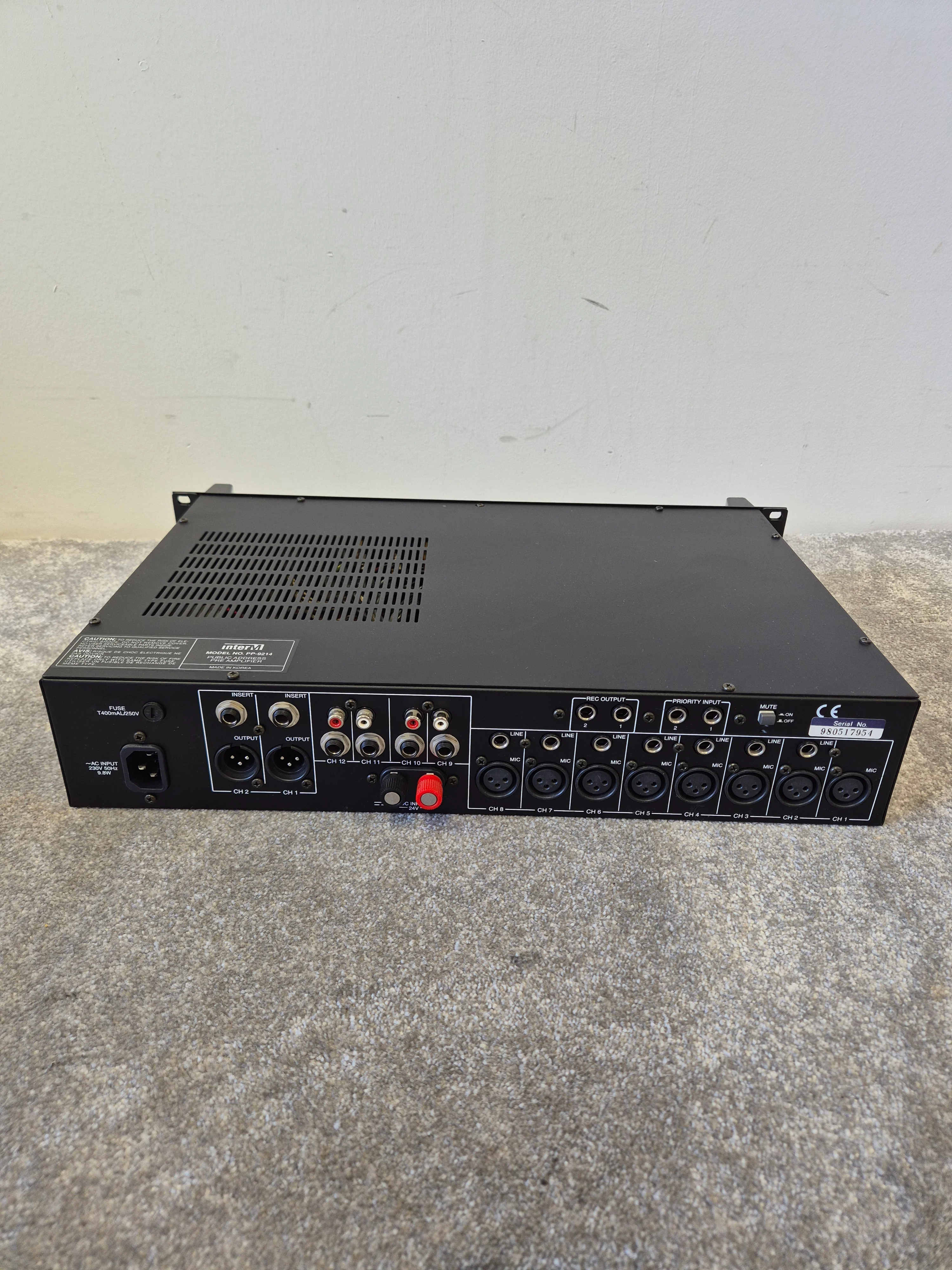 Inter-M PP-9214 - PA Pre Amplifier - Good - Image 7