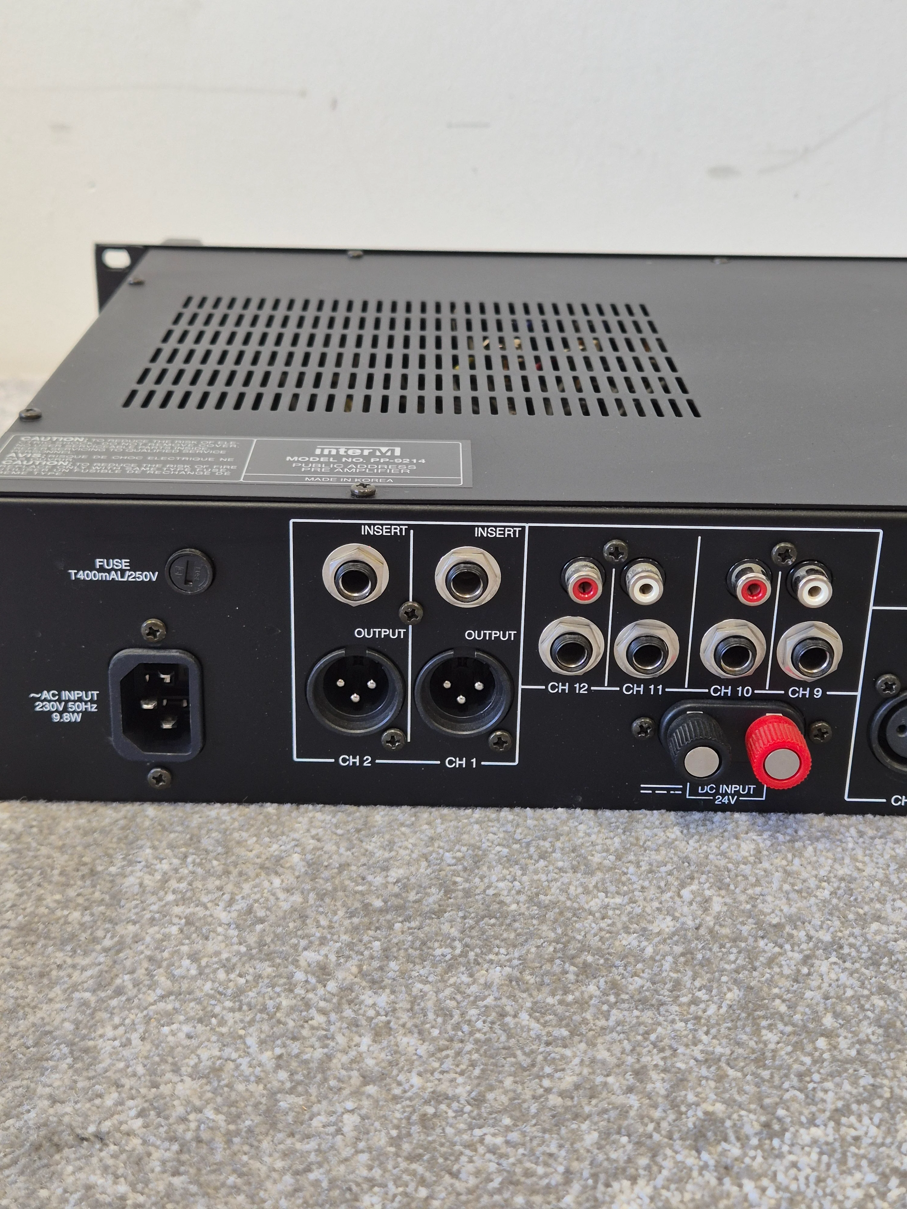 Inter-M PP-9214 - PA Pre Amplifier - Good - Image 9