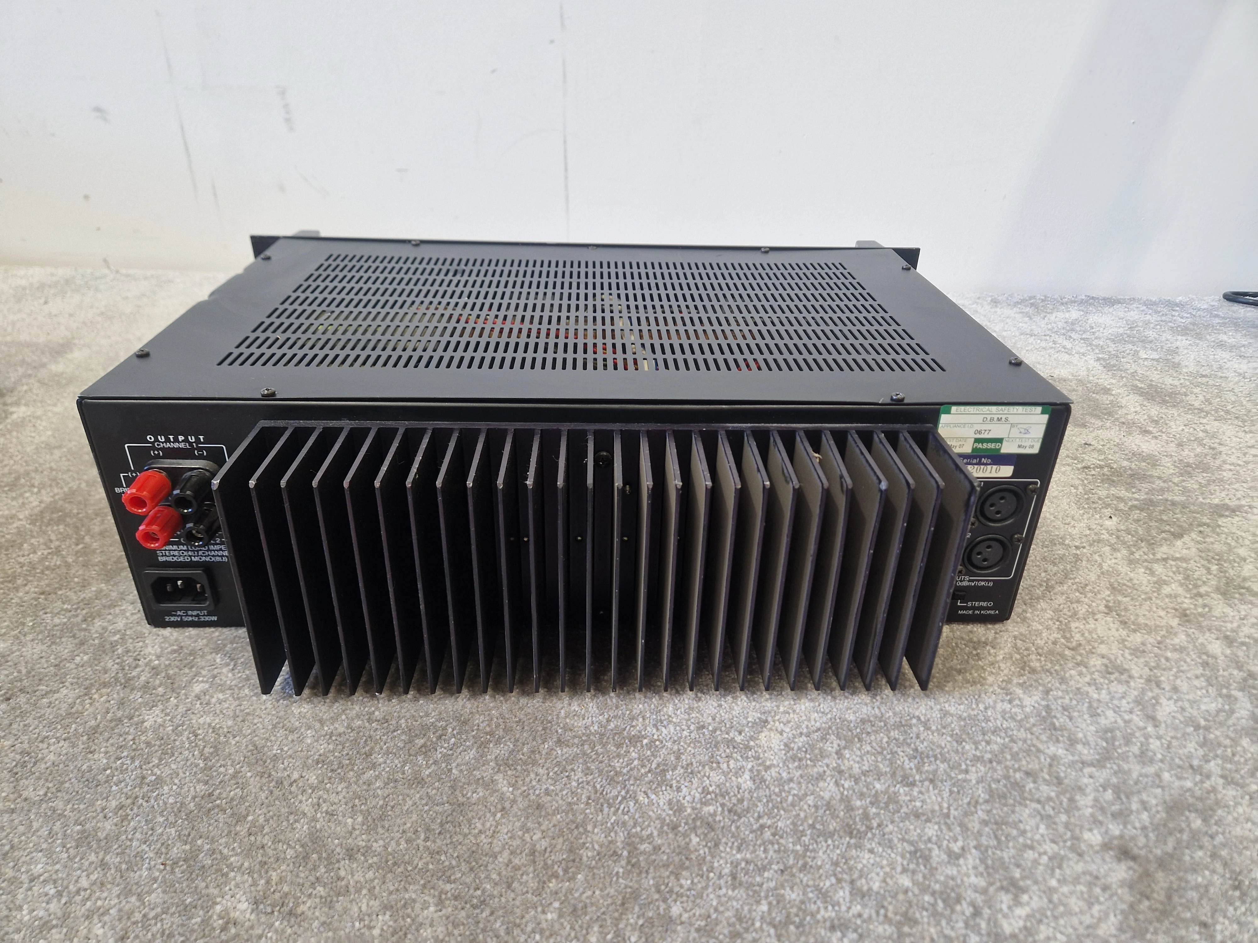 Inter-M R-500 – 2-Channel Reference Amplifier – 500W Output – Good - Image 4