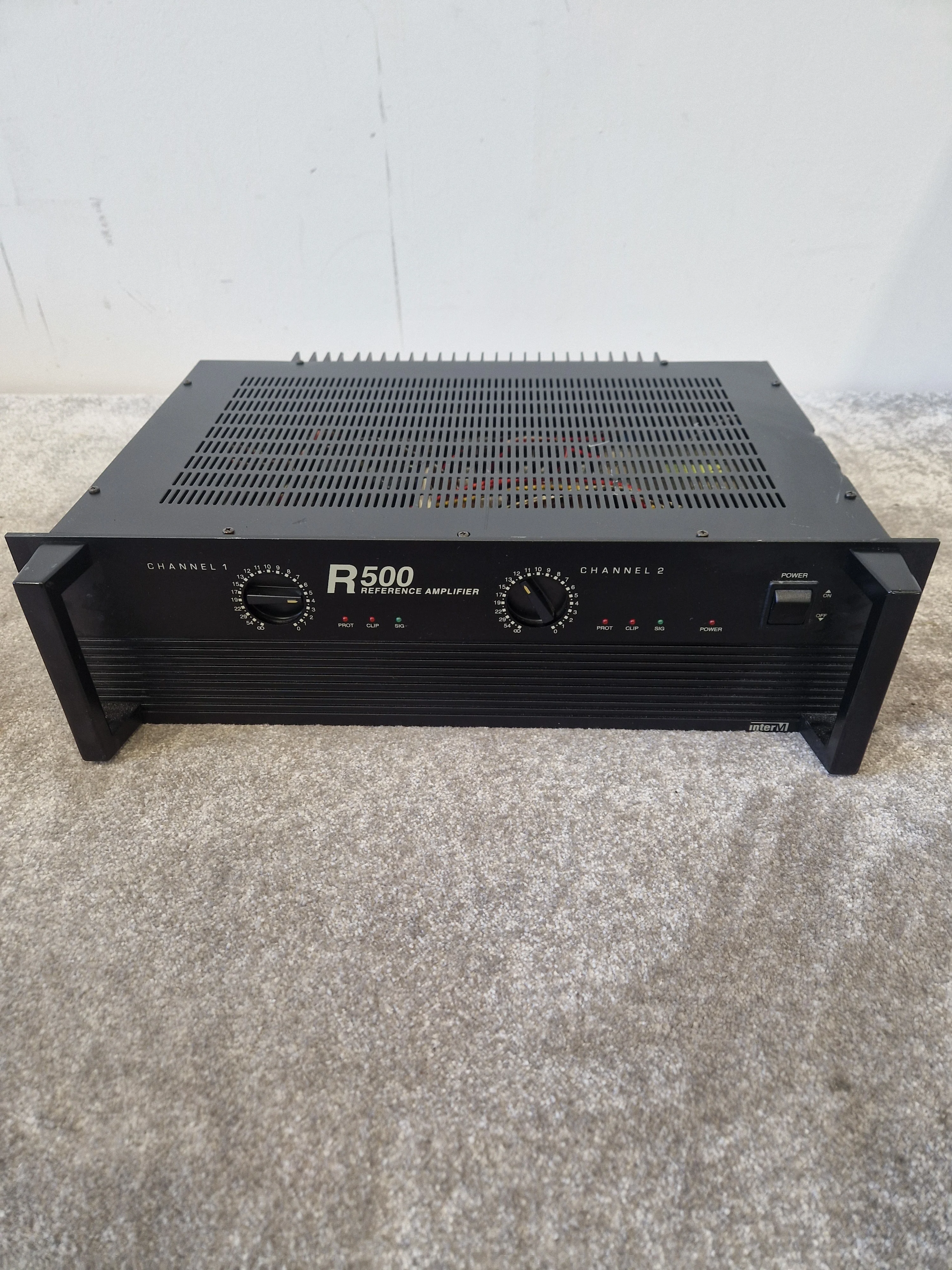 Inter-M R-500 – 2-Channel Reference Amplifier – 500W Output – Good - Image 9