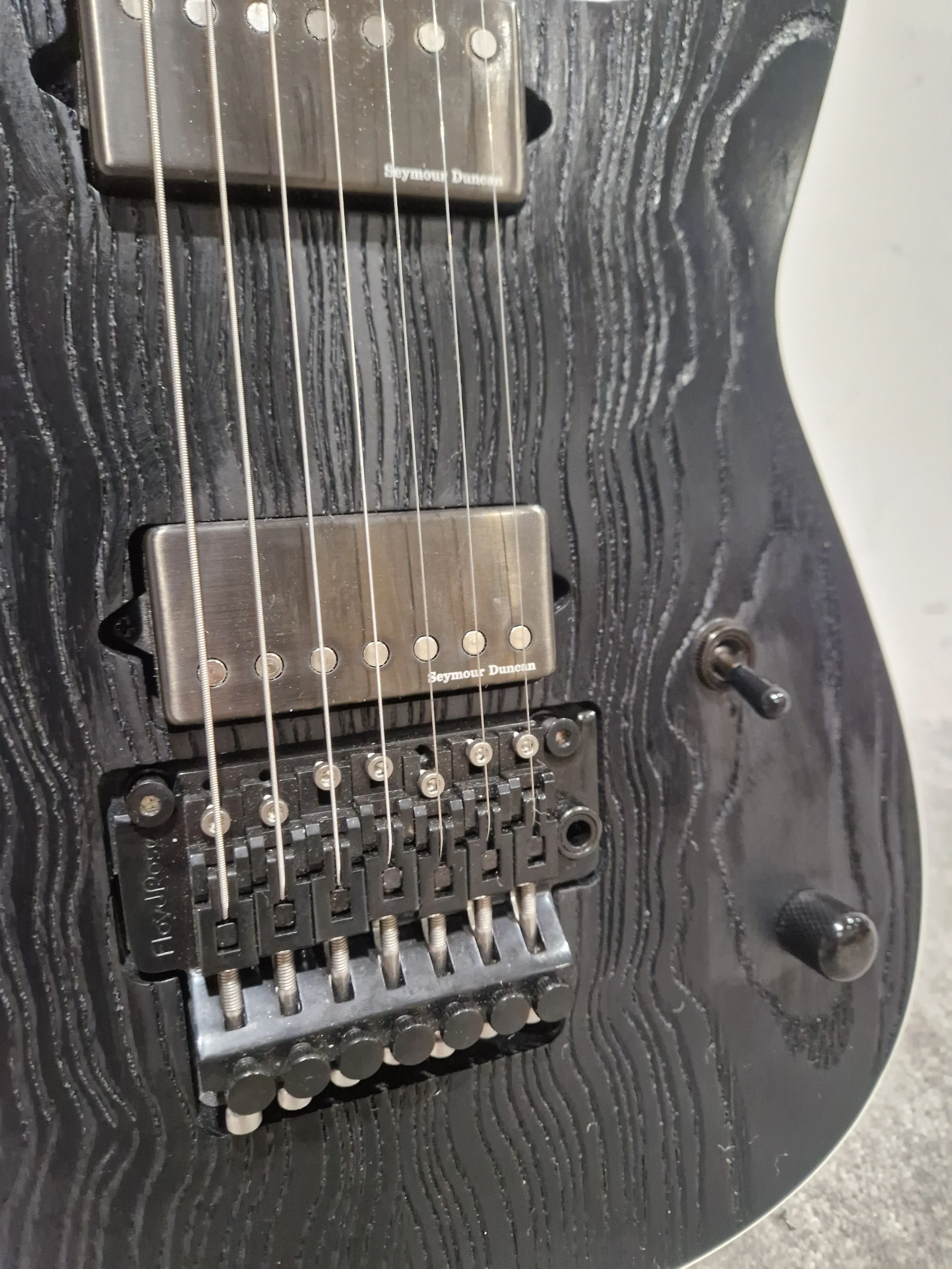 Jackson Jeff Loomis - Electric Guitar - Trans Black Flame Maple - Like New w/ Original Box, Hard Case, Manuals - Image 16