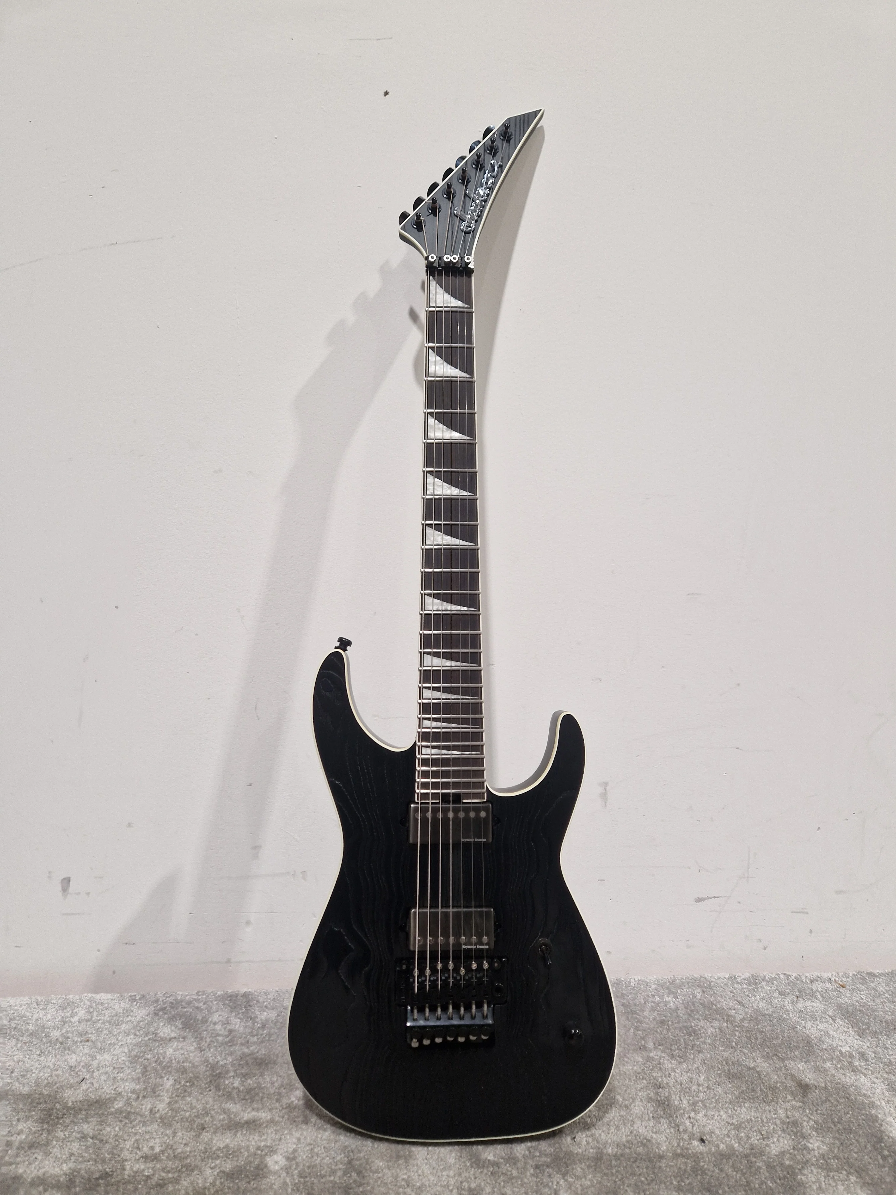 Jackson Jeff Loomis - Electric Guitar - Trans Black Flame Maple - Like New w/ Original Box, Hard Case, Manuals - Image 3