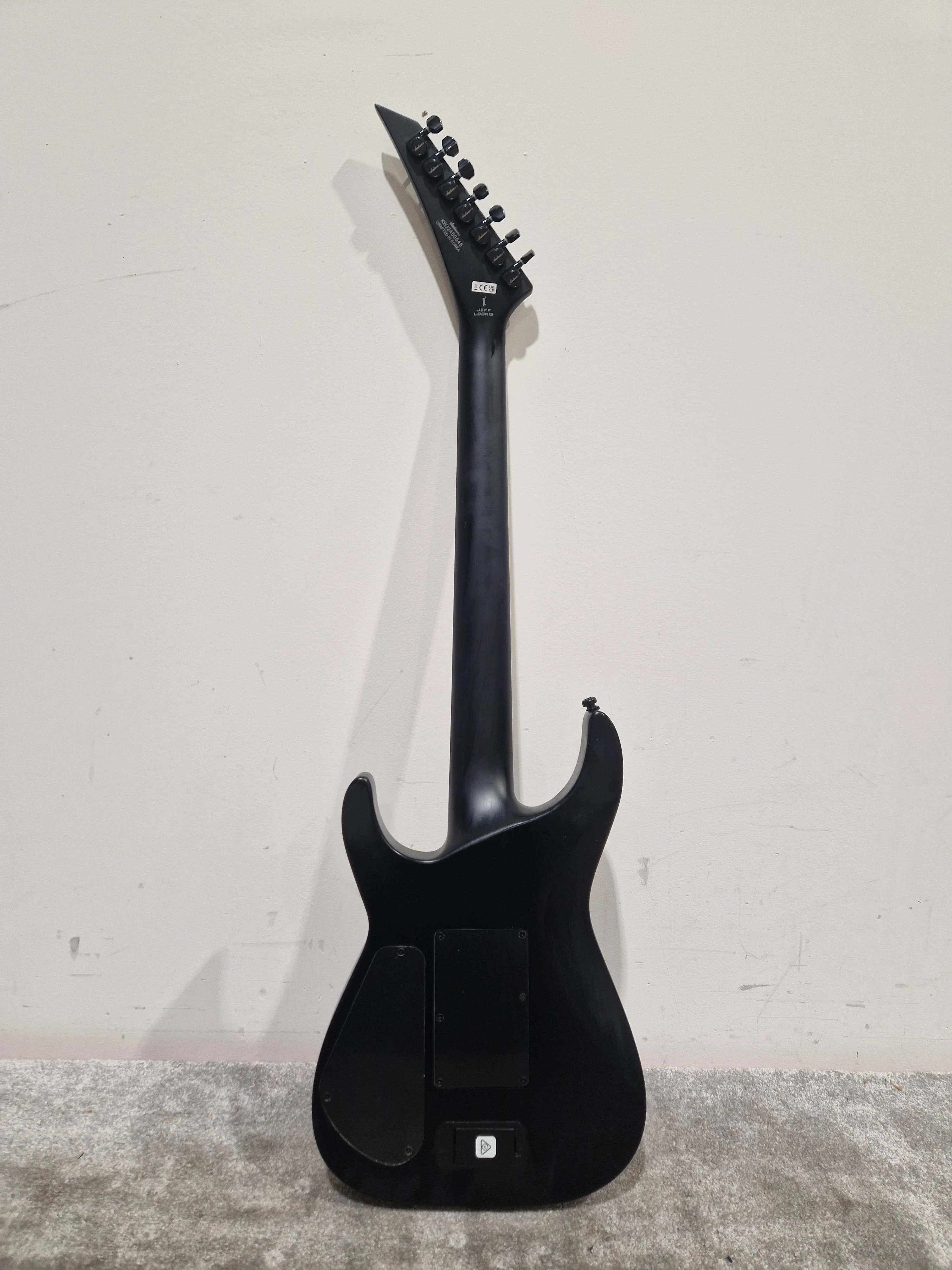 Jackson Jeff Loomis - Electric Guitar - Trans Black Flame Maple - Like New w/ Original Box, Hard Case, Manuals - Image 4