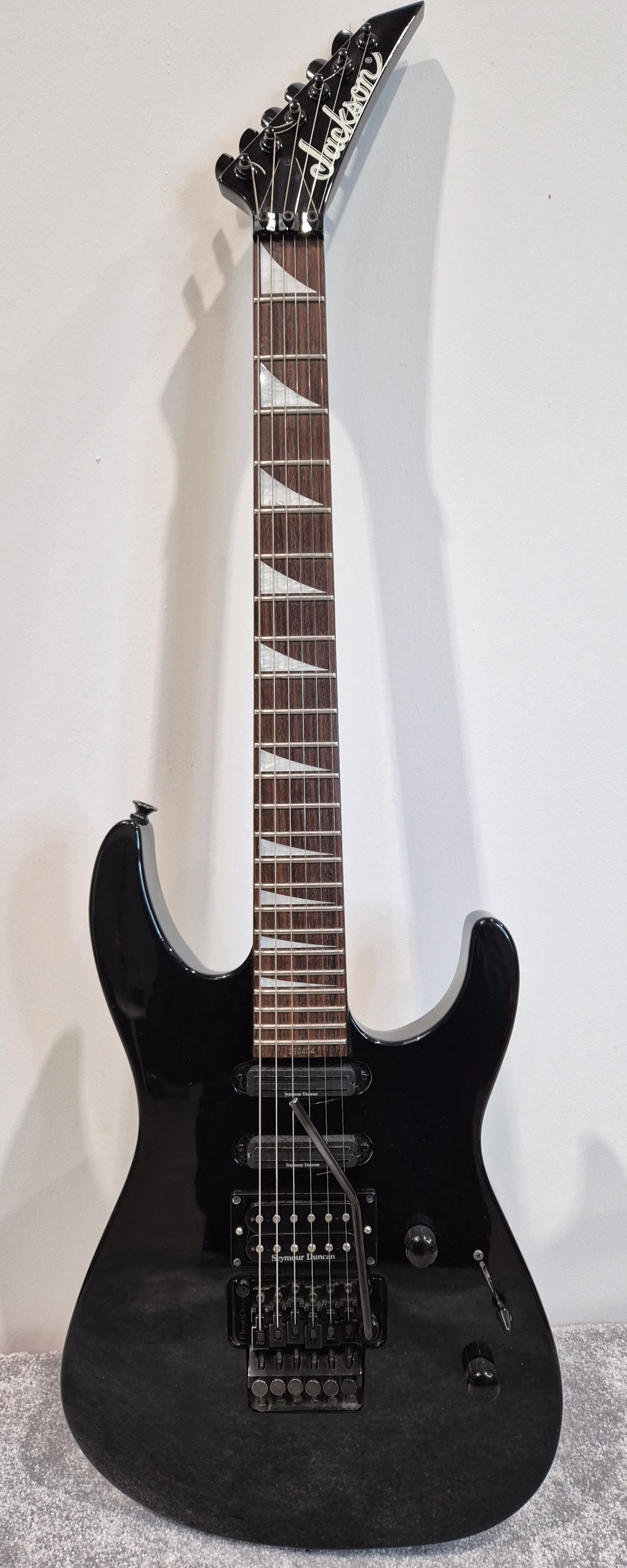 Jackson SL3 Soloist 2001 Electric Guitar - Black - Made in Japan - Image 2
