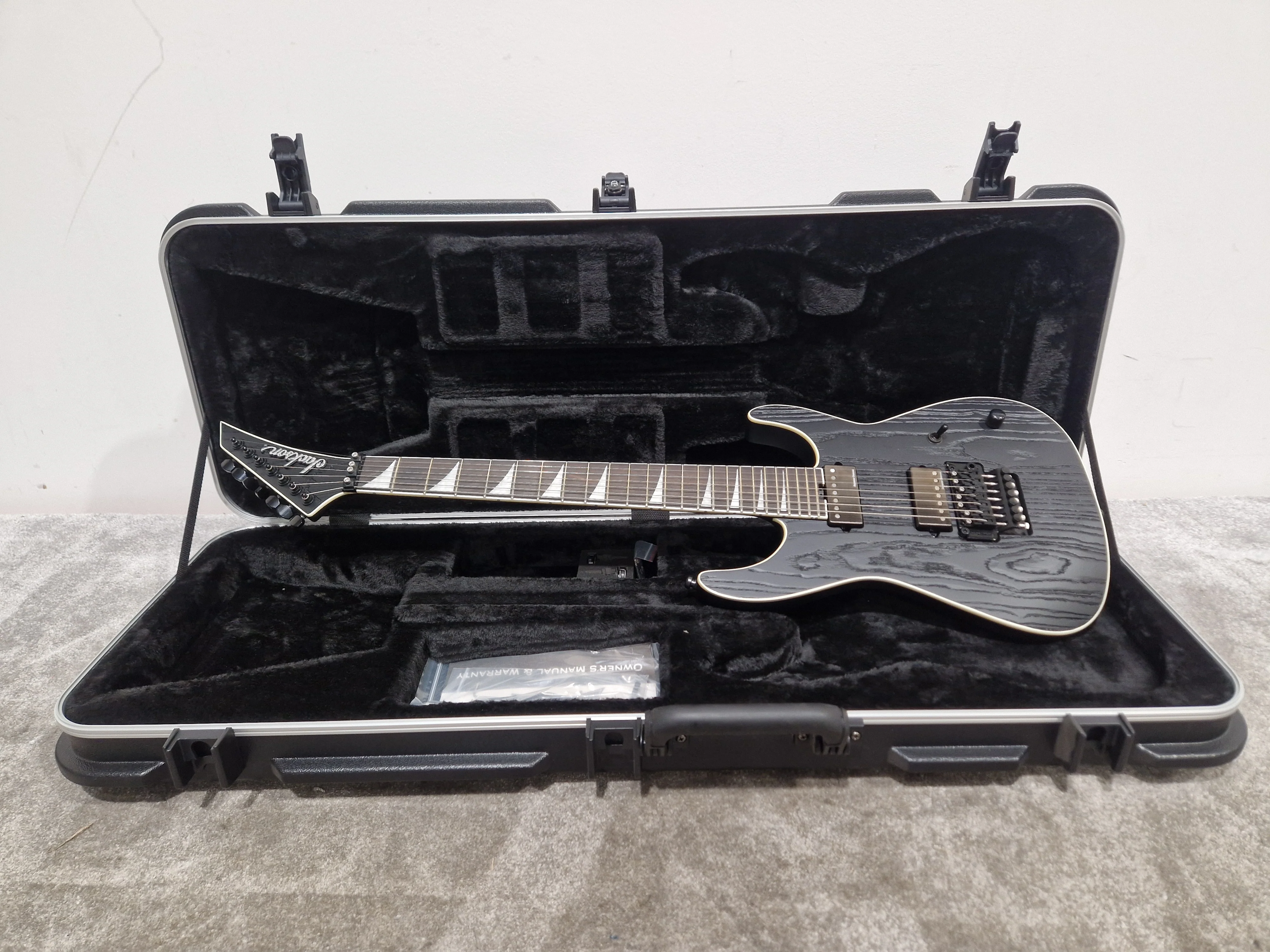 Jackson Soloist Jeff Loomis - Electric Guitar - Trans Black Burst - - Excellent w/ Original Box, Hard Case - Image 12