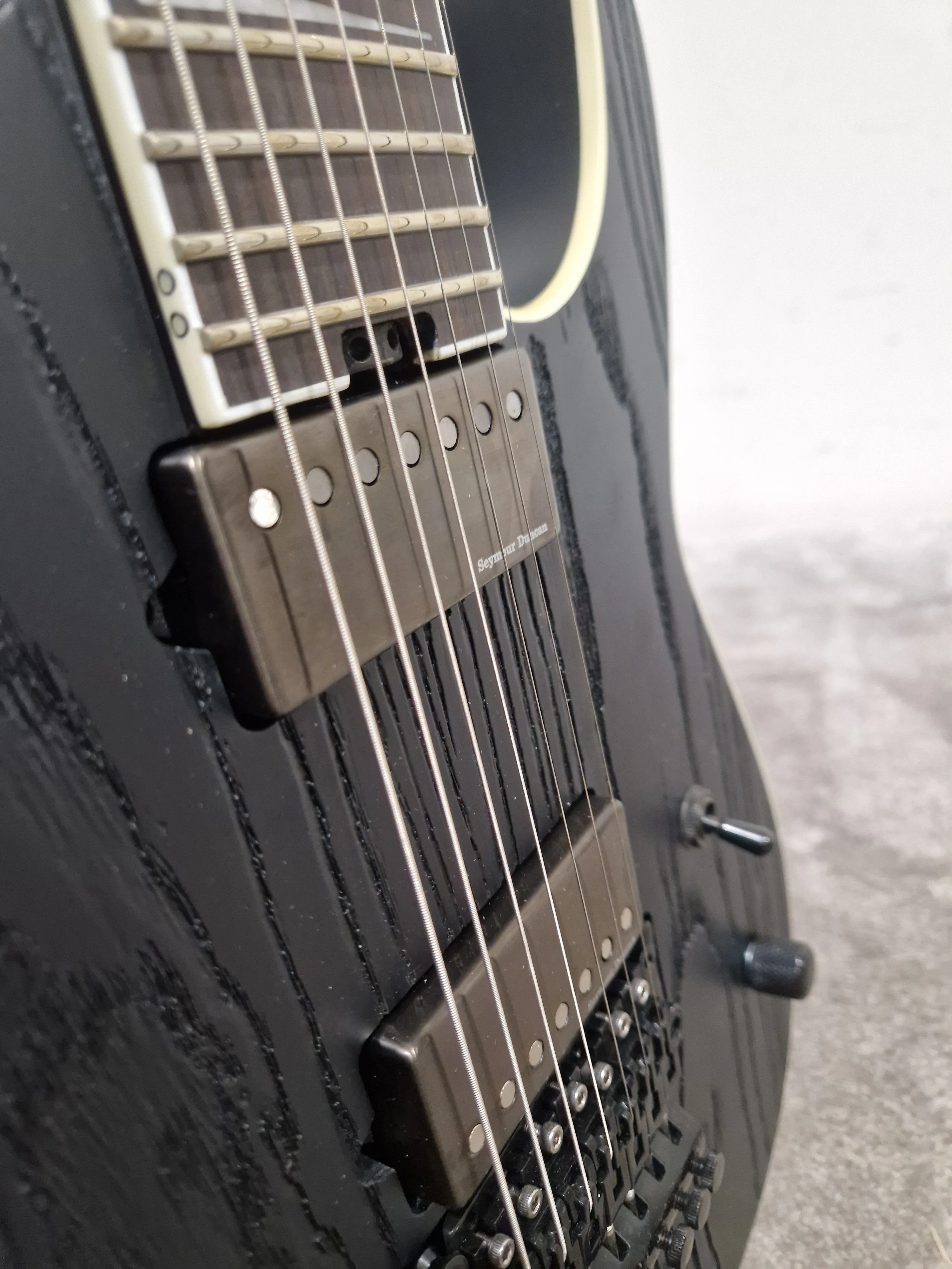 Jackson Soloist Jeff Loomis - Electric Guitar - Trans Black Burst - - Excellent w/ Original Box, Hard Case - Image 17