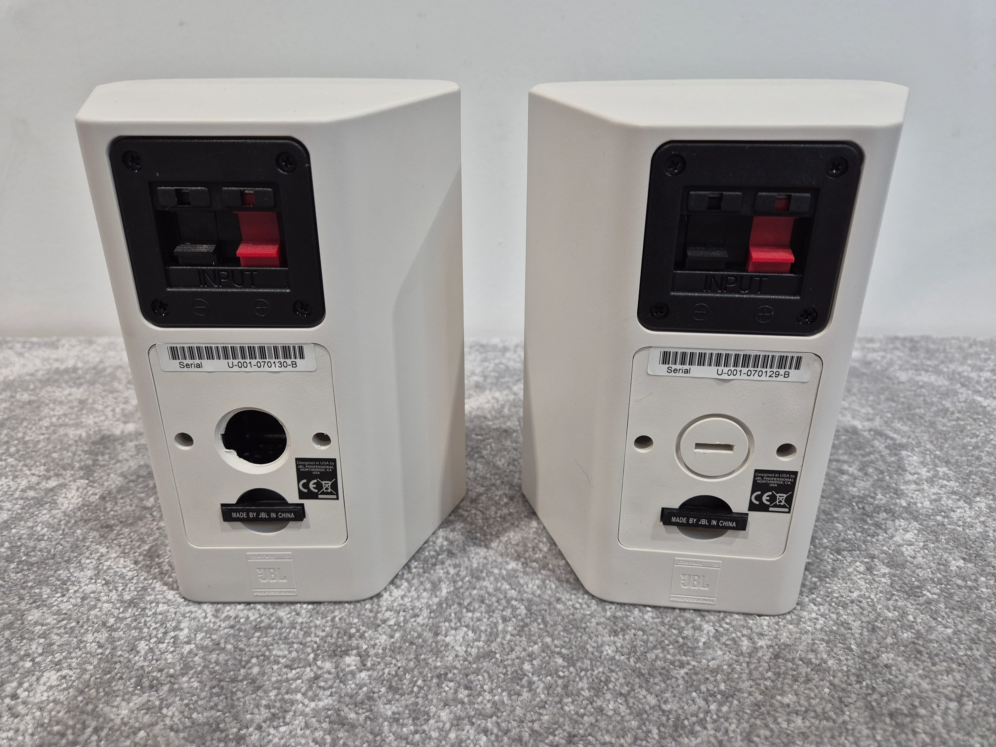 JBL Control 23 - Compact Two-Way Loudspeakers - White - Image 3