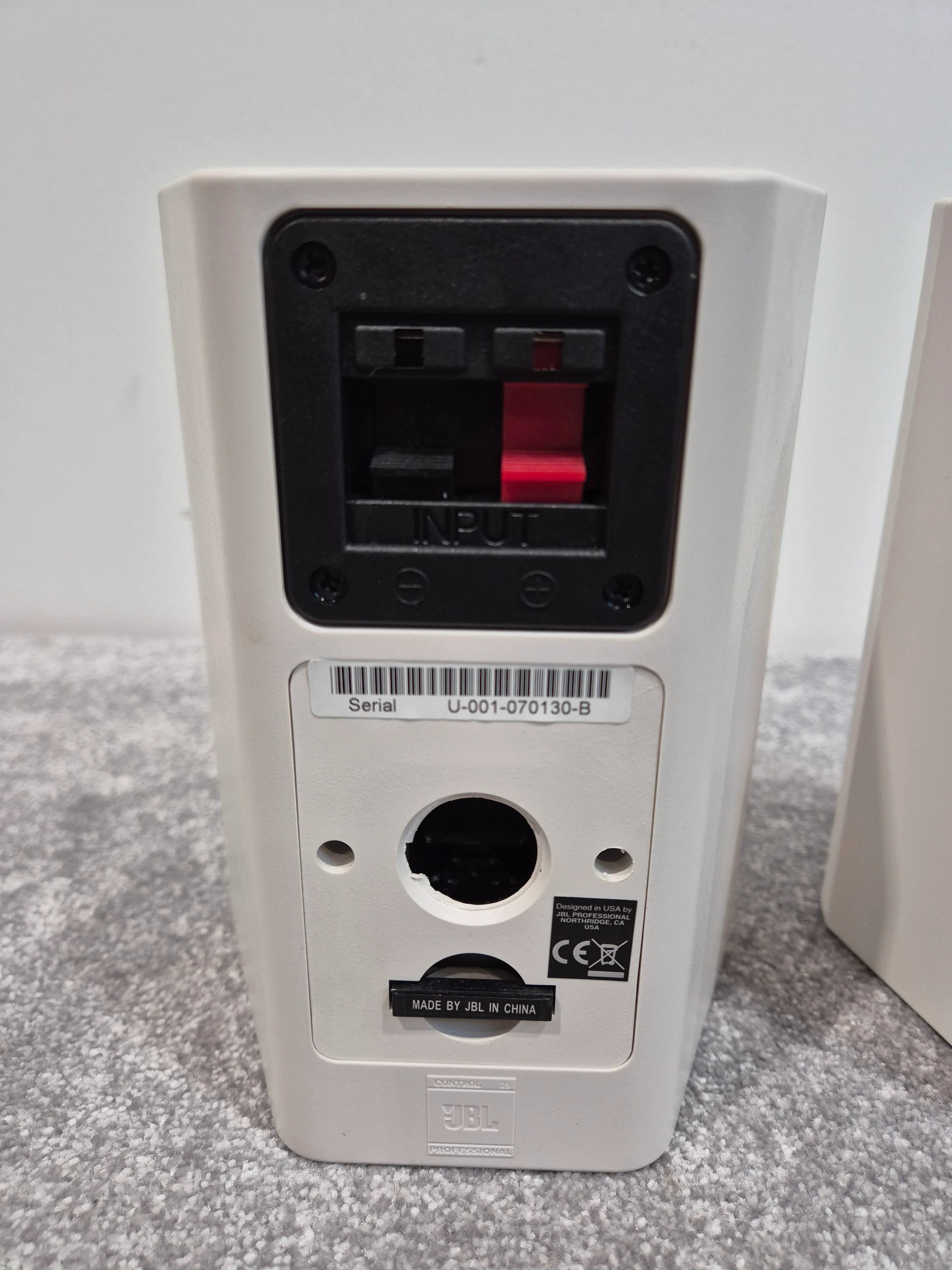 JBL Control 23 - Compact Two-Way Loudspeakers - White - Image 4