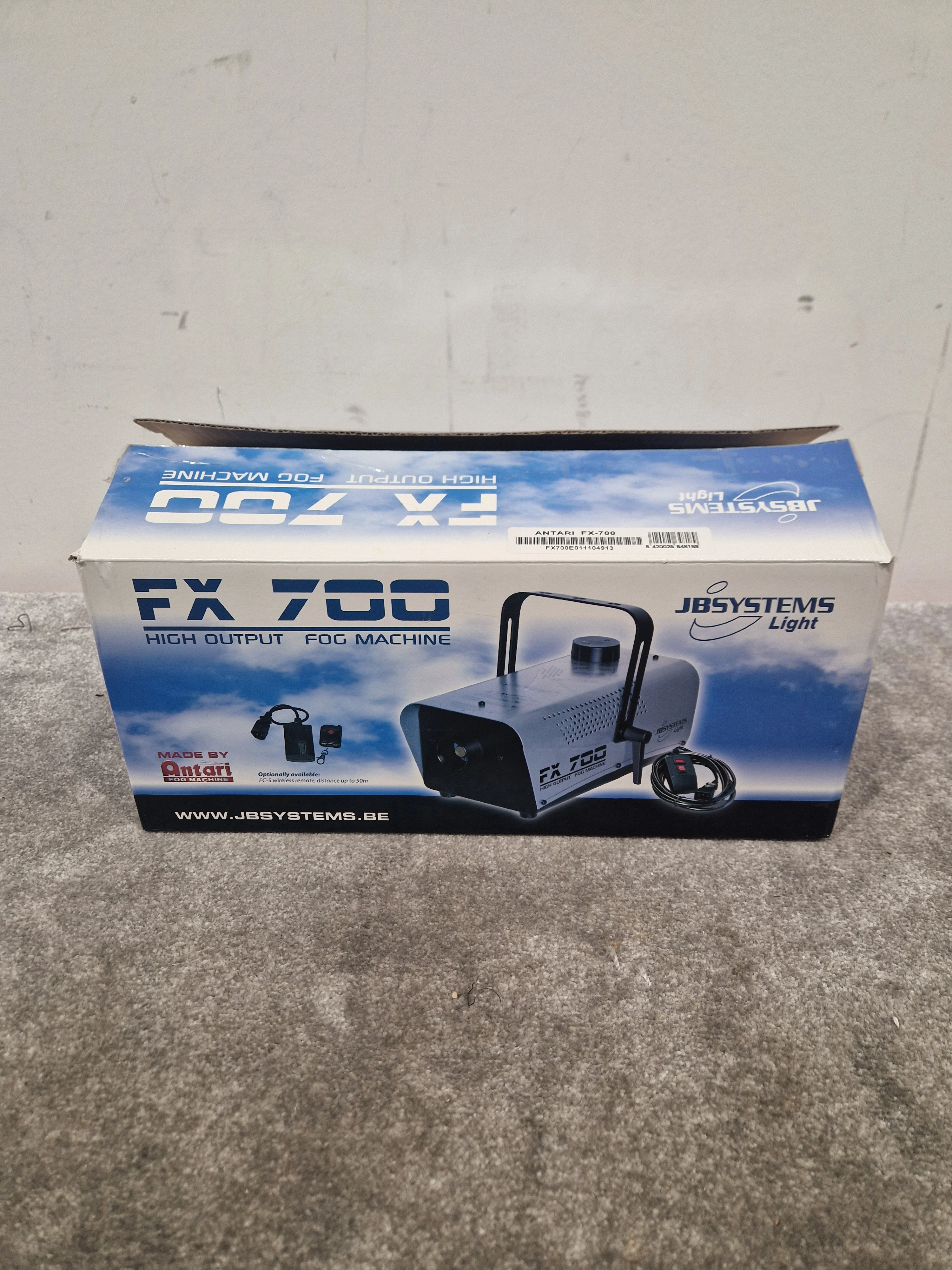 Jbsystems FX700 Fog Machine - High Output, Remote Control - Excellent w/ Original Box - Image 4
