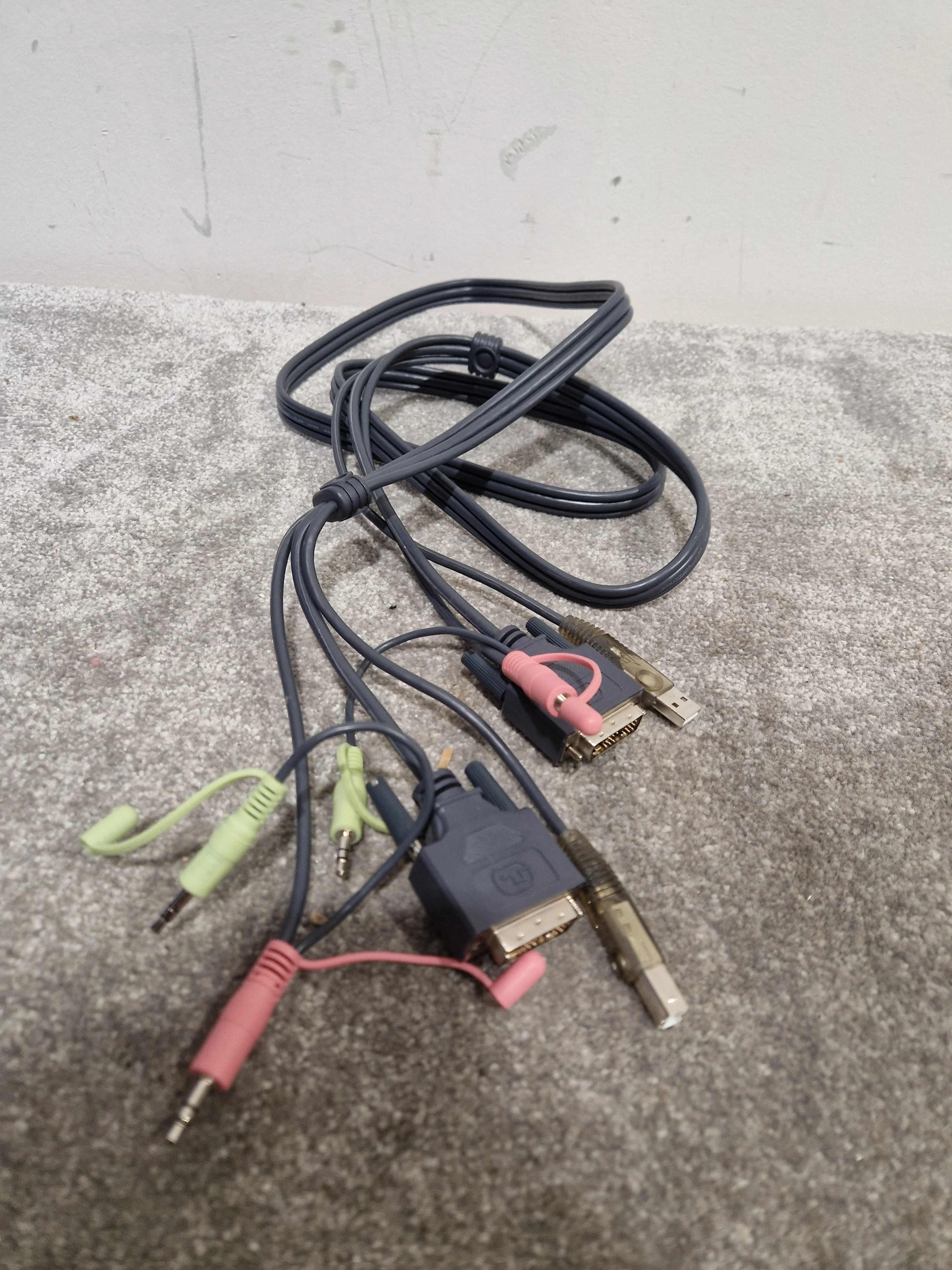 Job-Lot OF 2L7D02UI ATEN 6ft KVM Switch Cables - Grey X8 – KVM Switch Cable - Excellent - Image 7