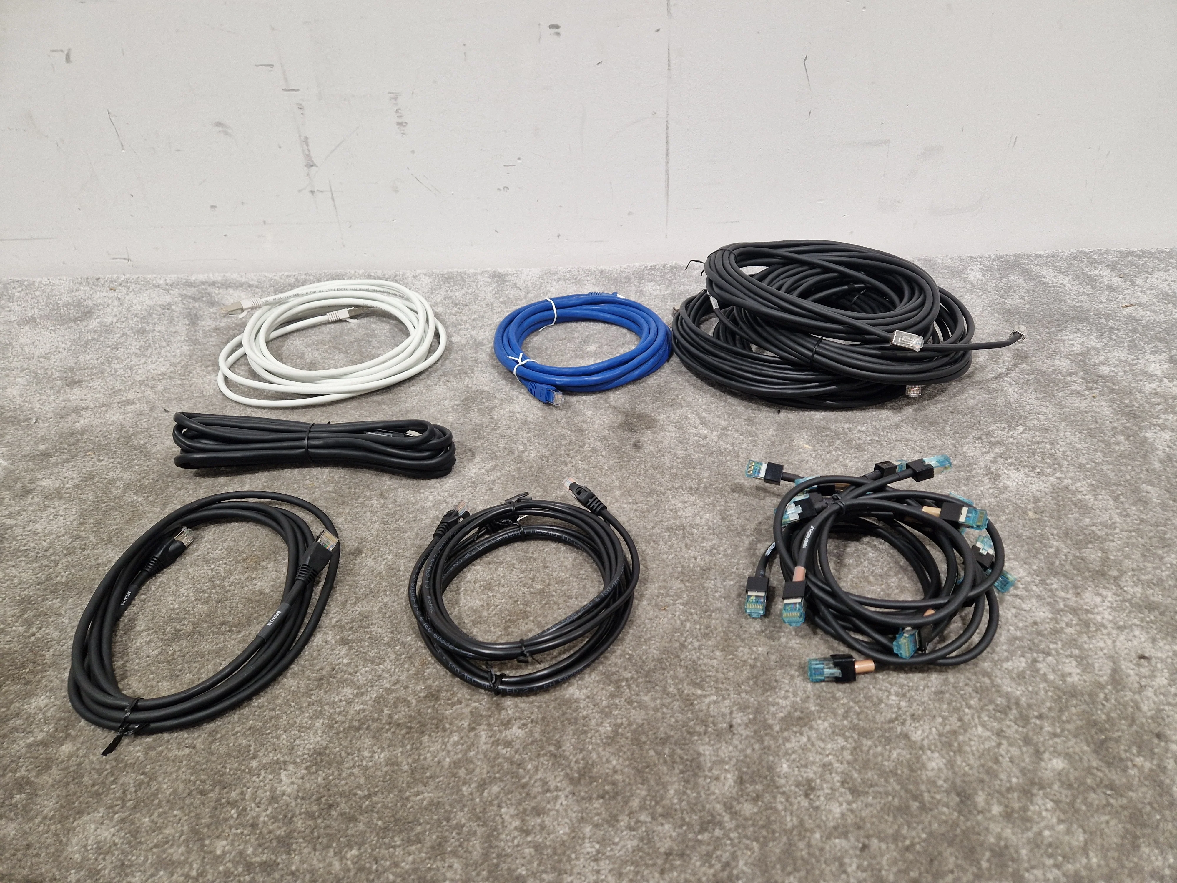 JOB-LOT OF Ethernet Cables - Mixed Sizes & Colors - Excellent - Image 2