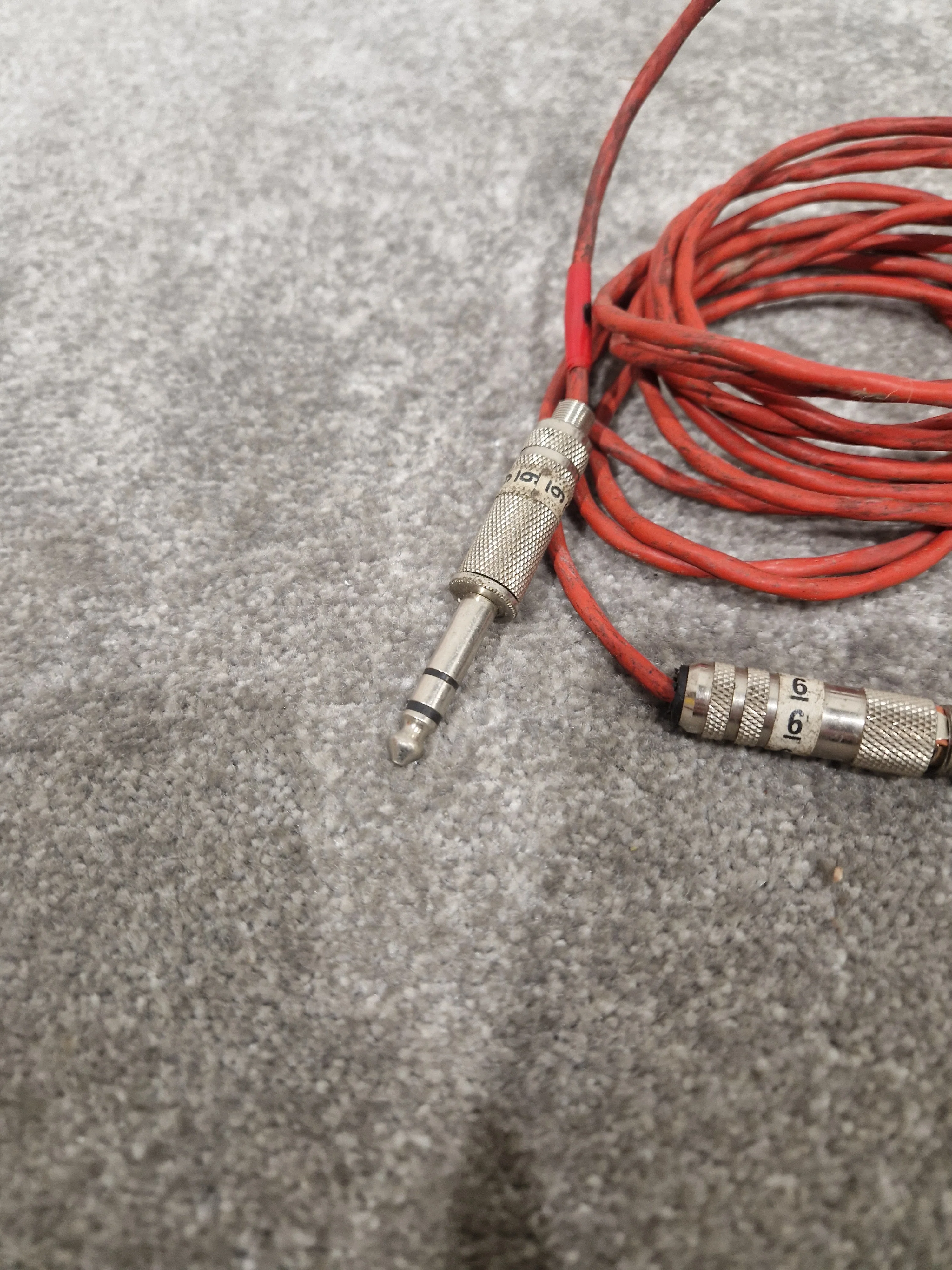 JOB-LOT OF Guitar/Speaker Jack Cables - 36X Multicoloured Audio Cables - Mixed Brands - Good - Image 9