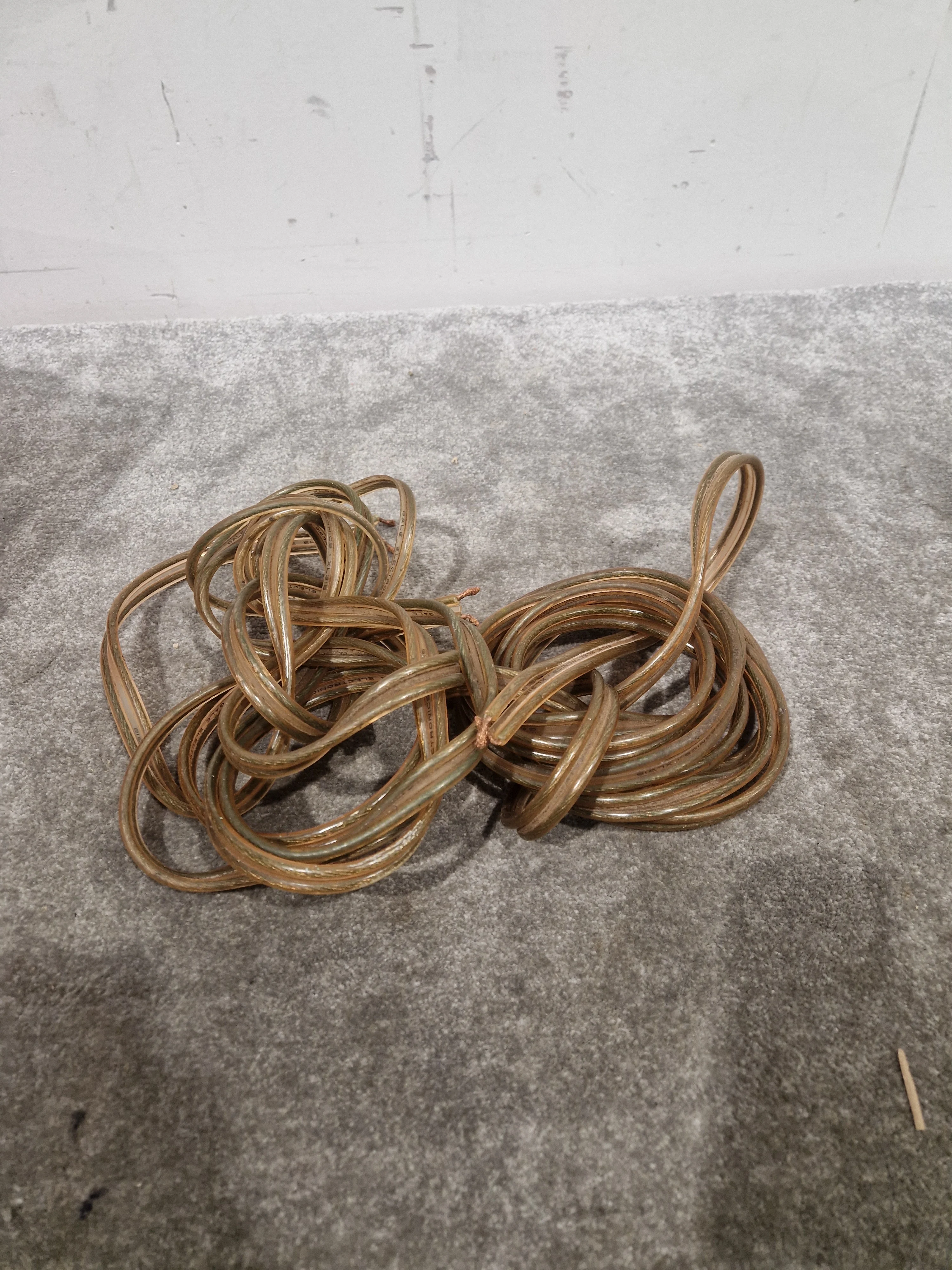 JOB-LOT OF HI-FI Bare Wire Multicoloured 12X Cable - Good Condition - Image 12