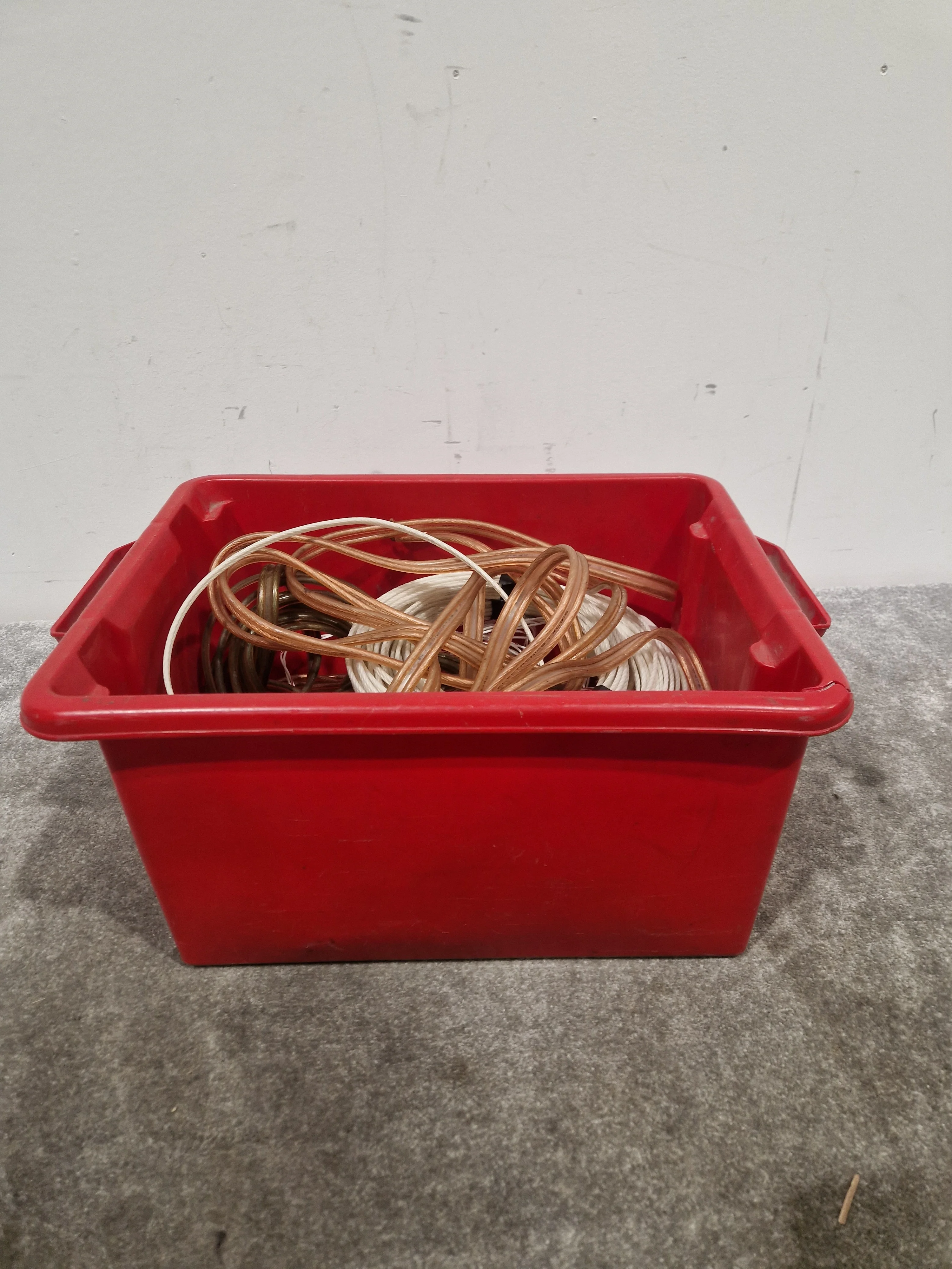 JOB-LOT OF HI-FI Bare Wire Multicoloured 12X Cable - Good Condition - Image 3