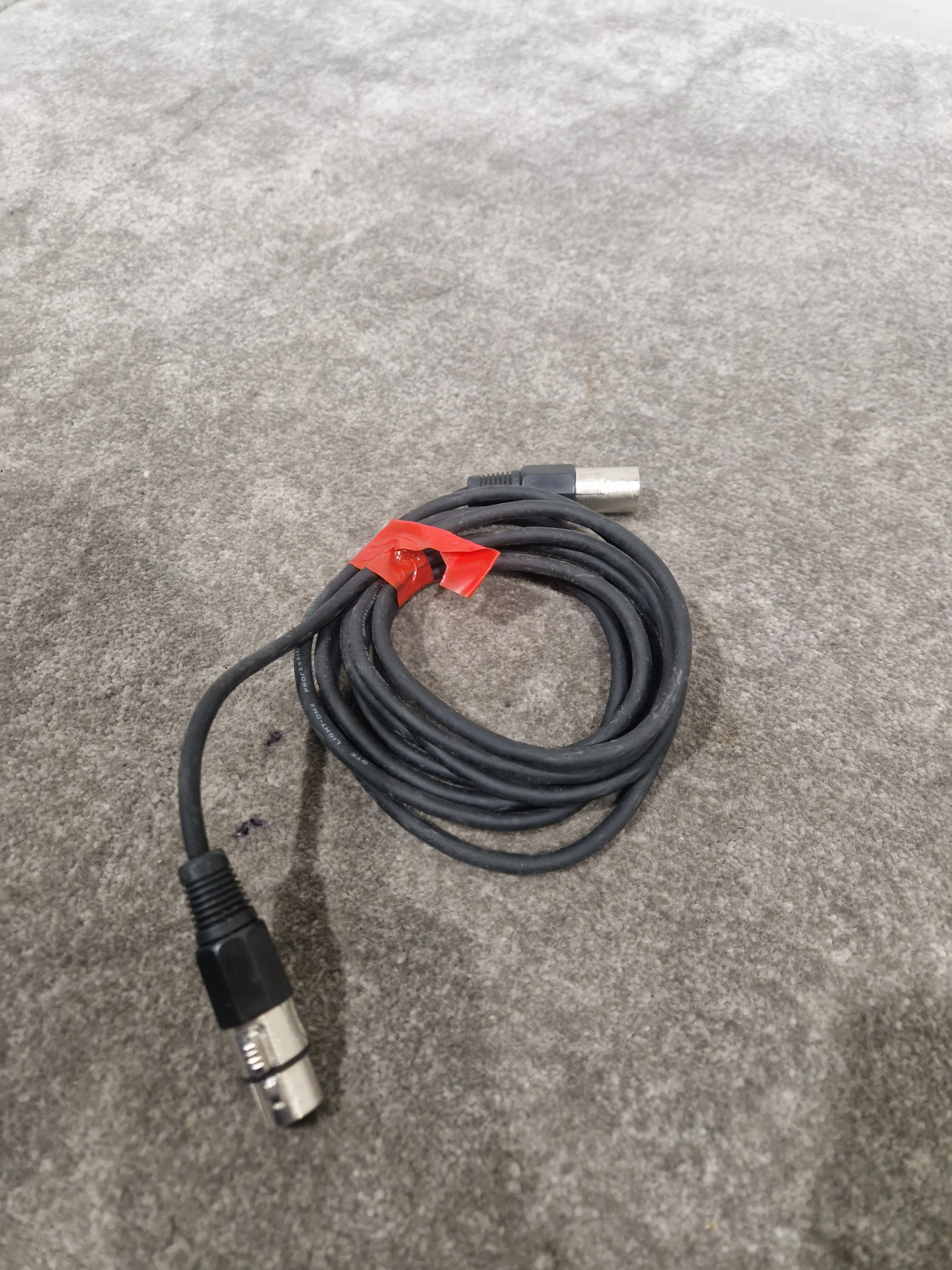 JOB-LOT OF Microphone Cables - 7X Black Cables - Assorted Lengths - Good - Image 11